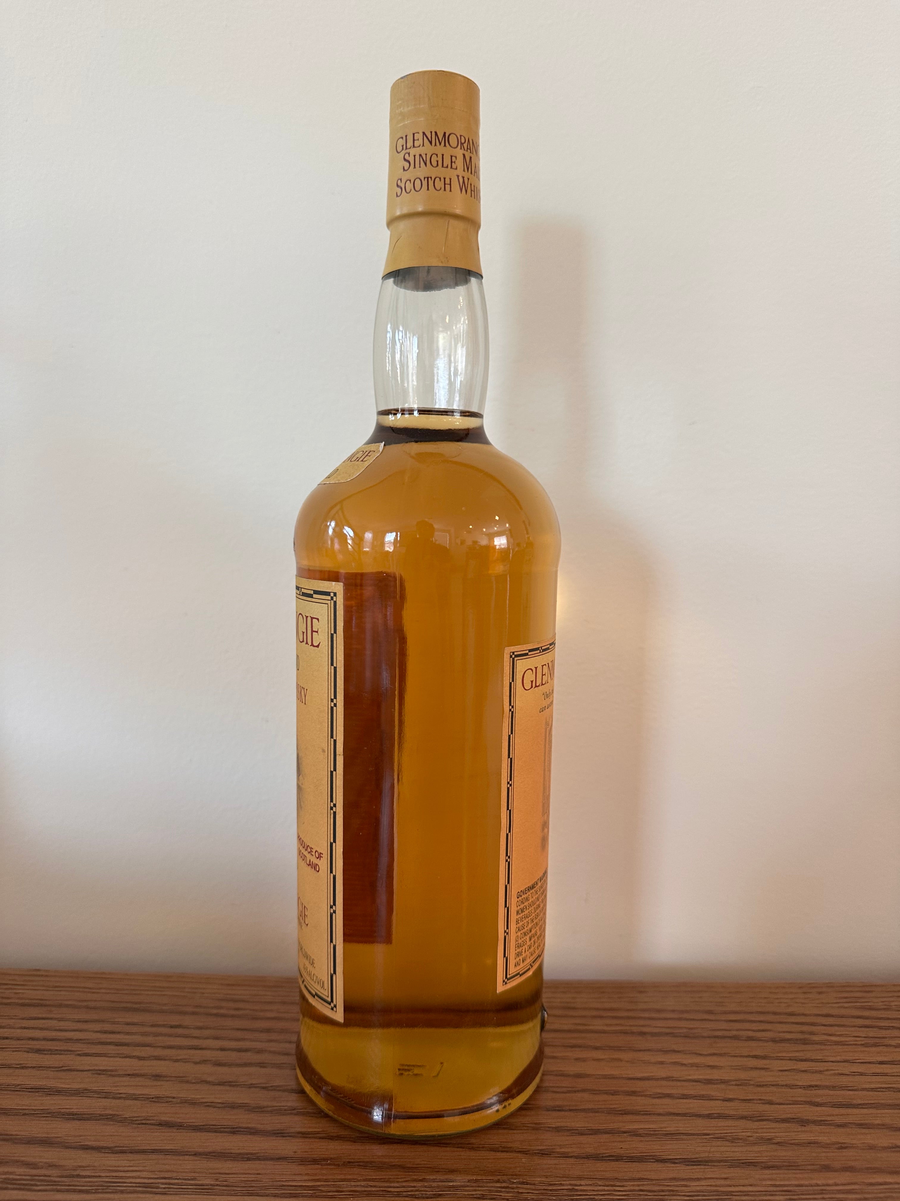 Glenmorangie 10 Year Old Single Malt Scotch Whisky (2000's Bottling) 1 Liter