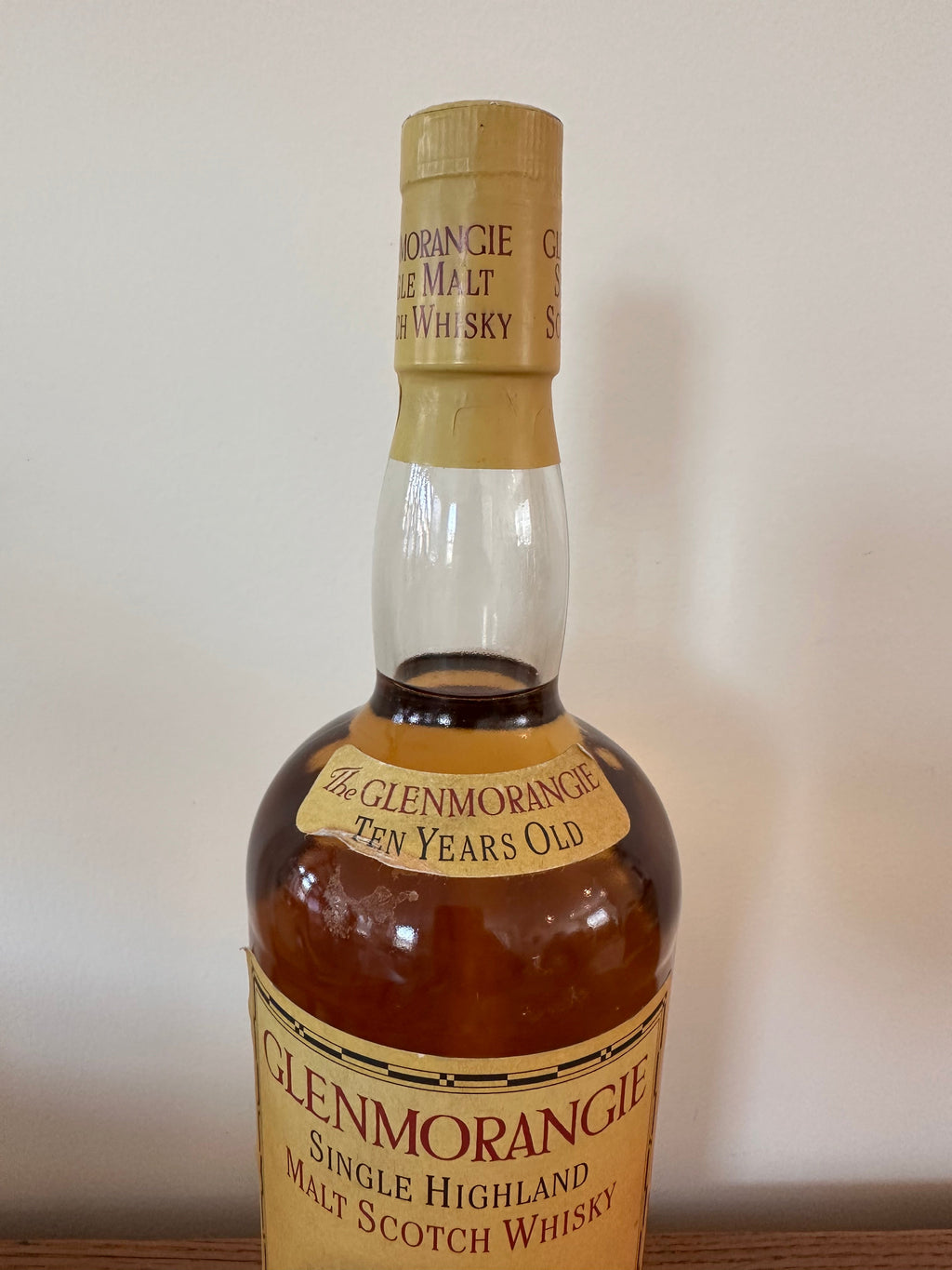 Glenmorangie 10 Year Old Single Malt Scotch Whisky (2000's Bottling) 1 Liter