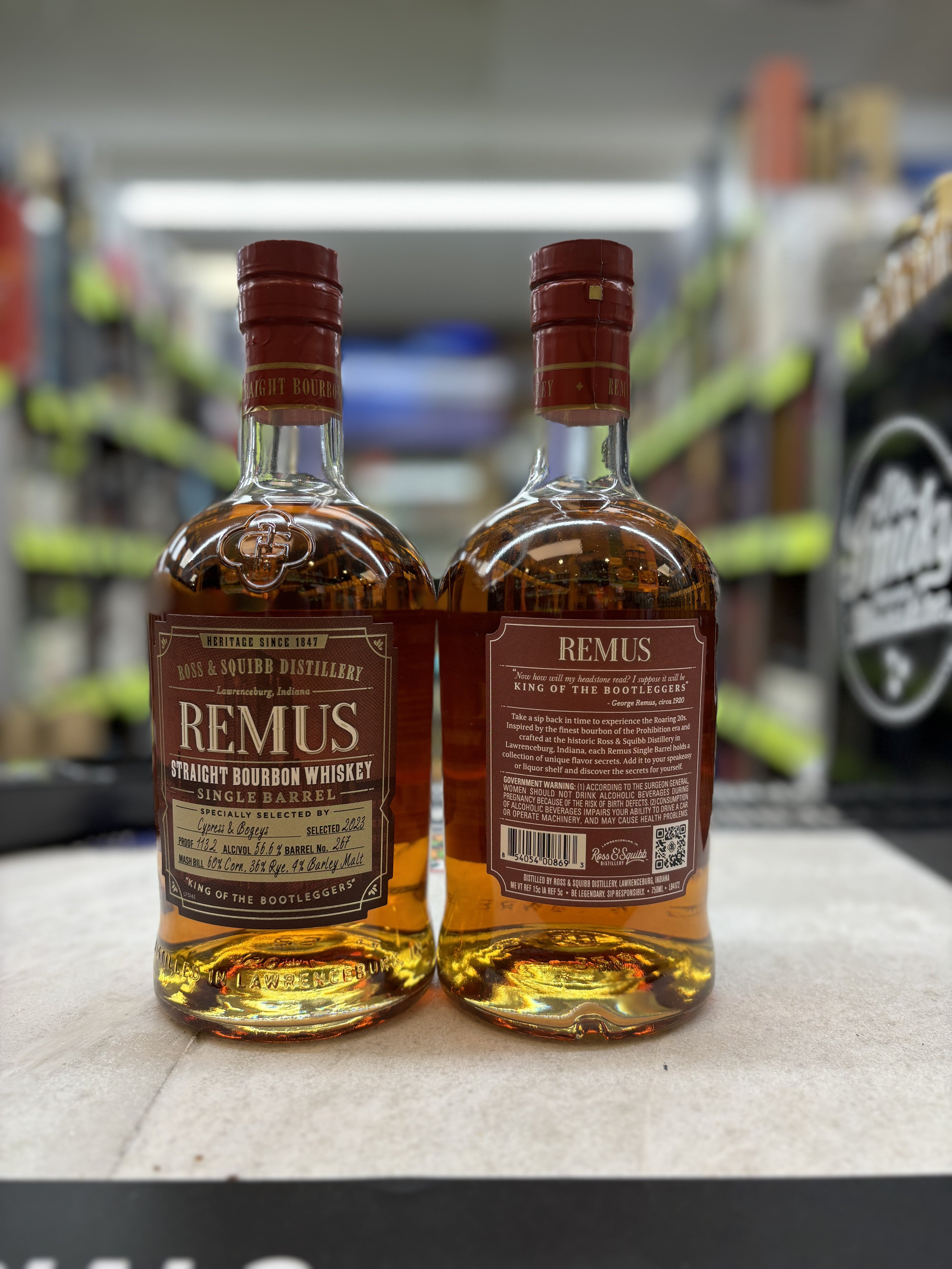 George Remus Single Barrel Selection Straight Bourbon Whiskey 750ml