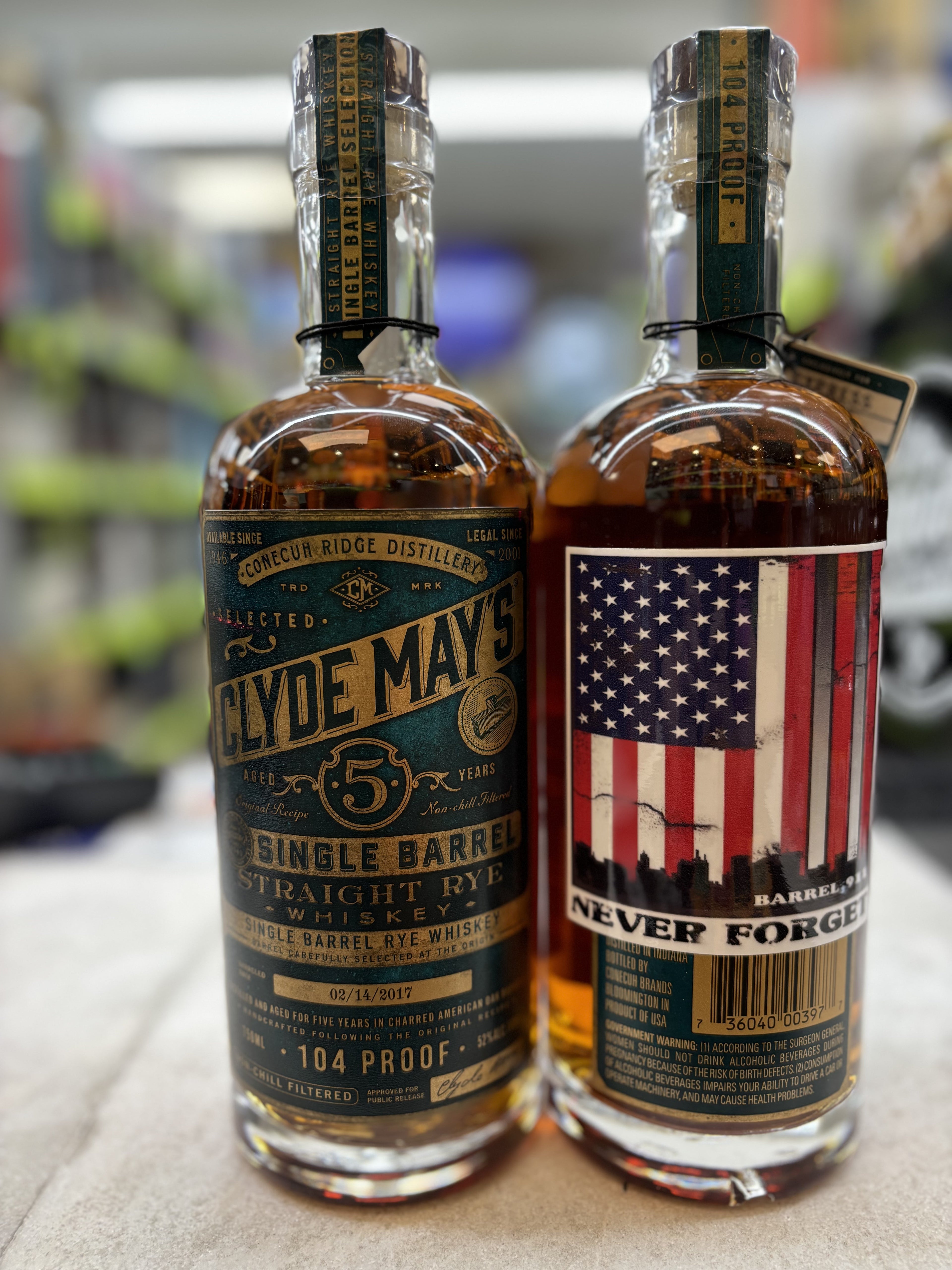 Conecuh Ridge Distillery Clyde May's Single Barrel 5 Year Old Straight Rye Whiskey 750ml