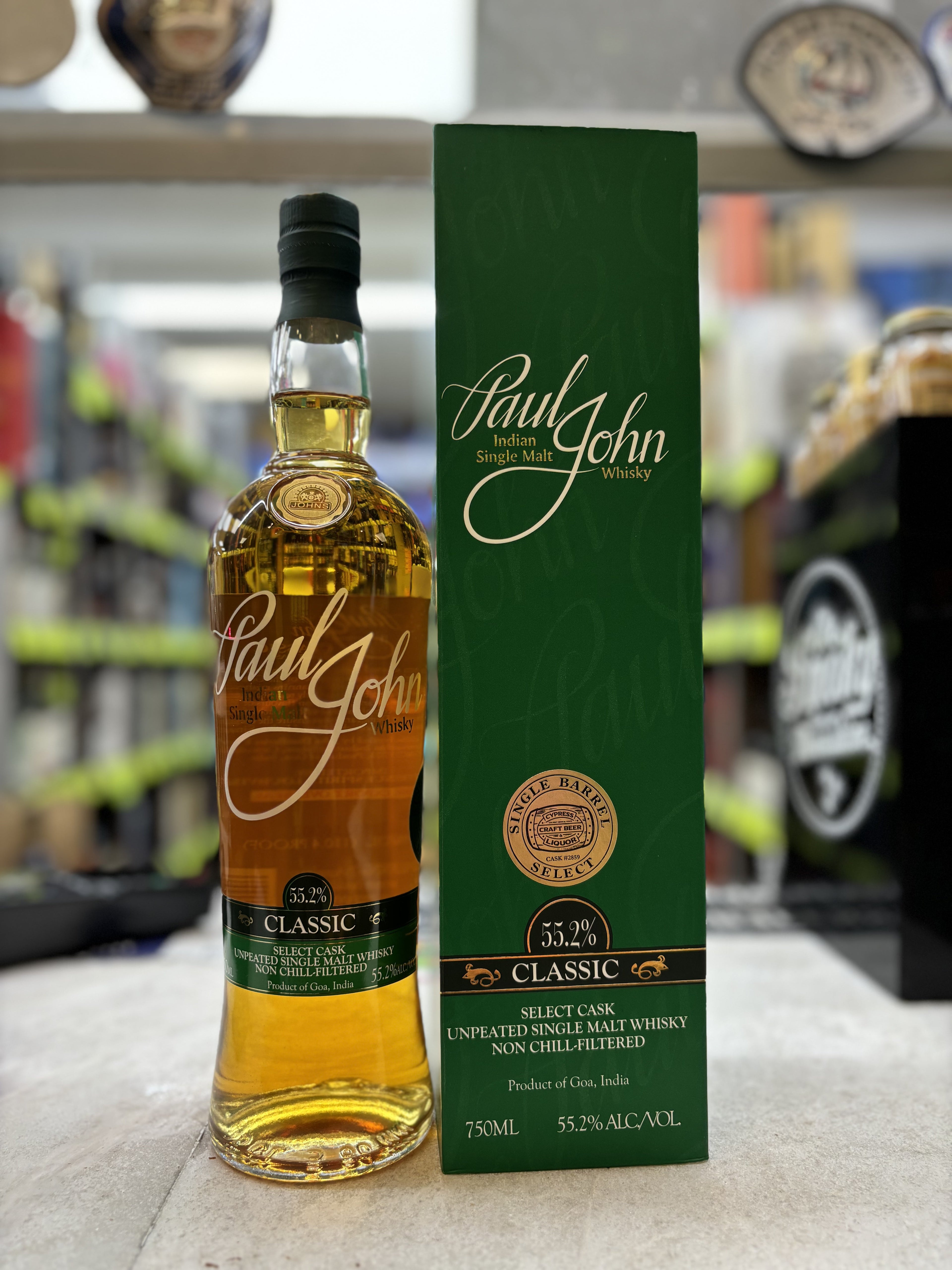Paul John Single Barrel Select Barrel Proof Indian Single Malt Whiske 750ml