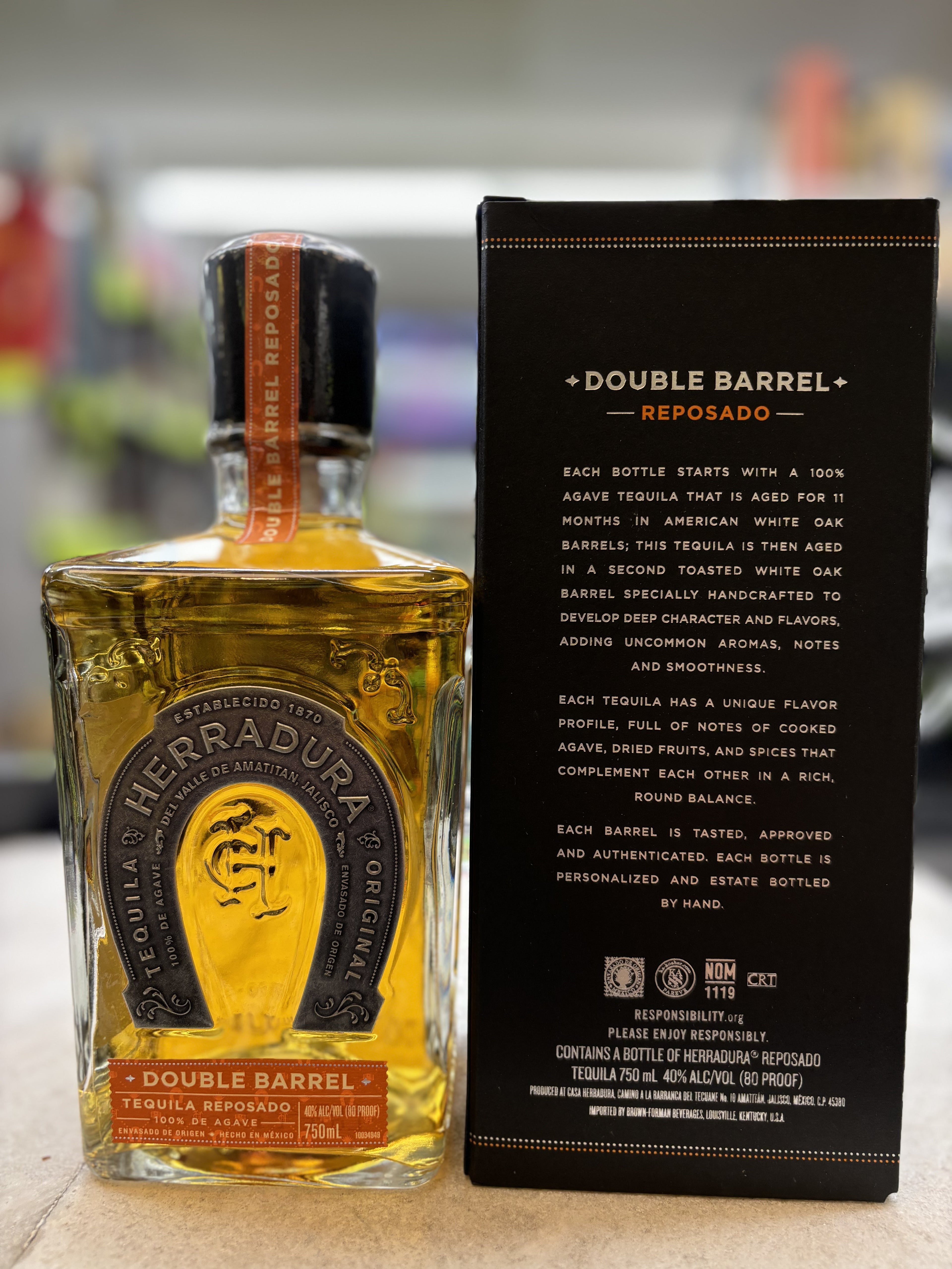 Herradura Double Barrel Select Reposado Tequila 750 ml