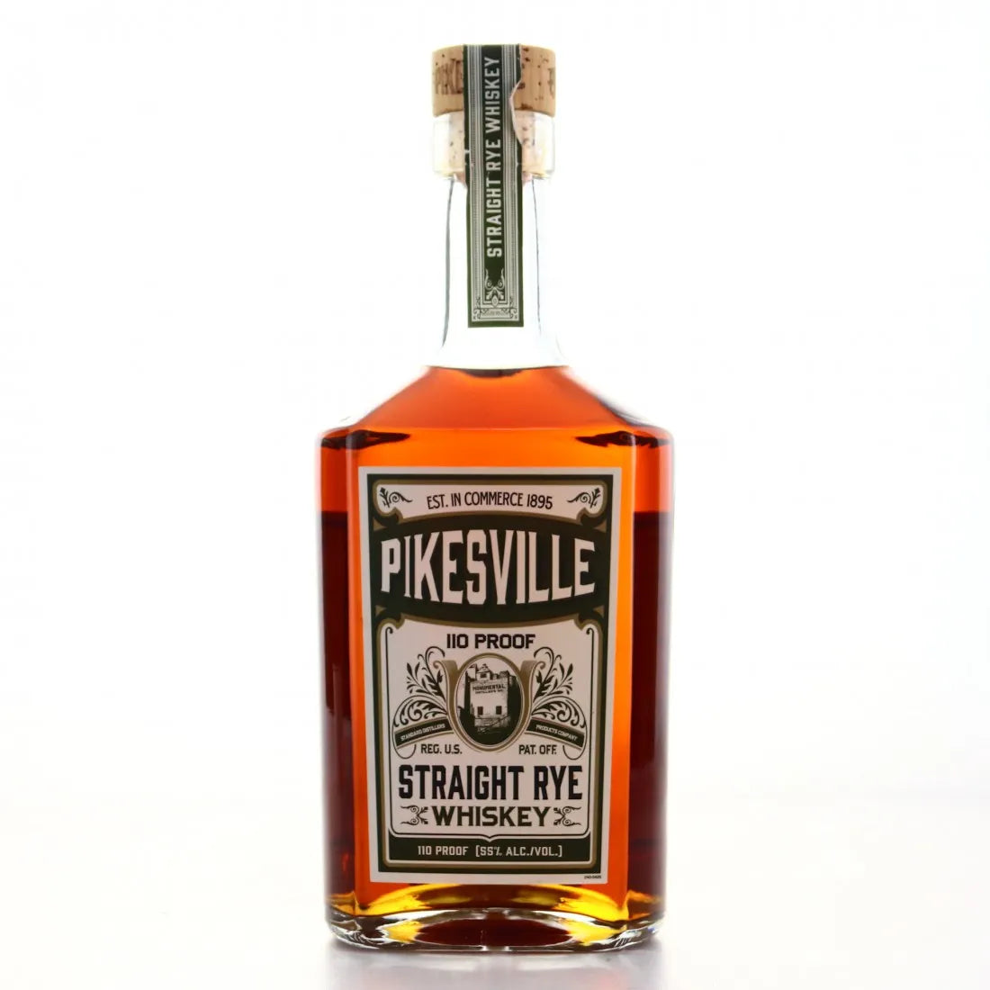 Pikesville 110 Proof Straight Rye Whiskey 750ml