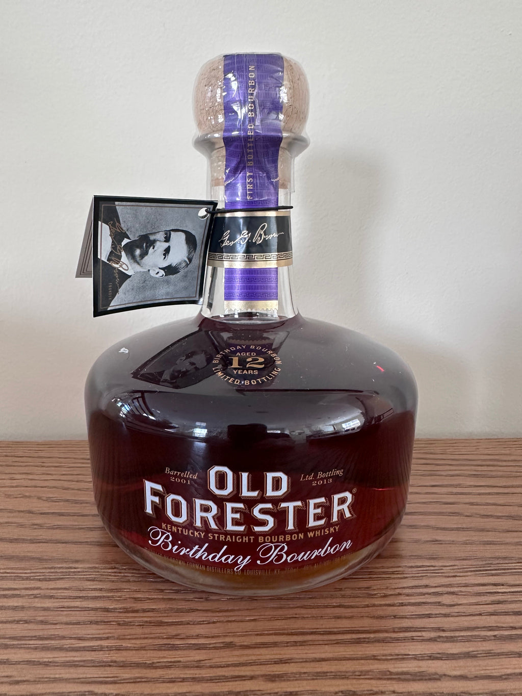 2013 Old Forester Birthday Bourbon 12 Year Old Kentucky Straight Bourbon Whiskey 750ml