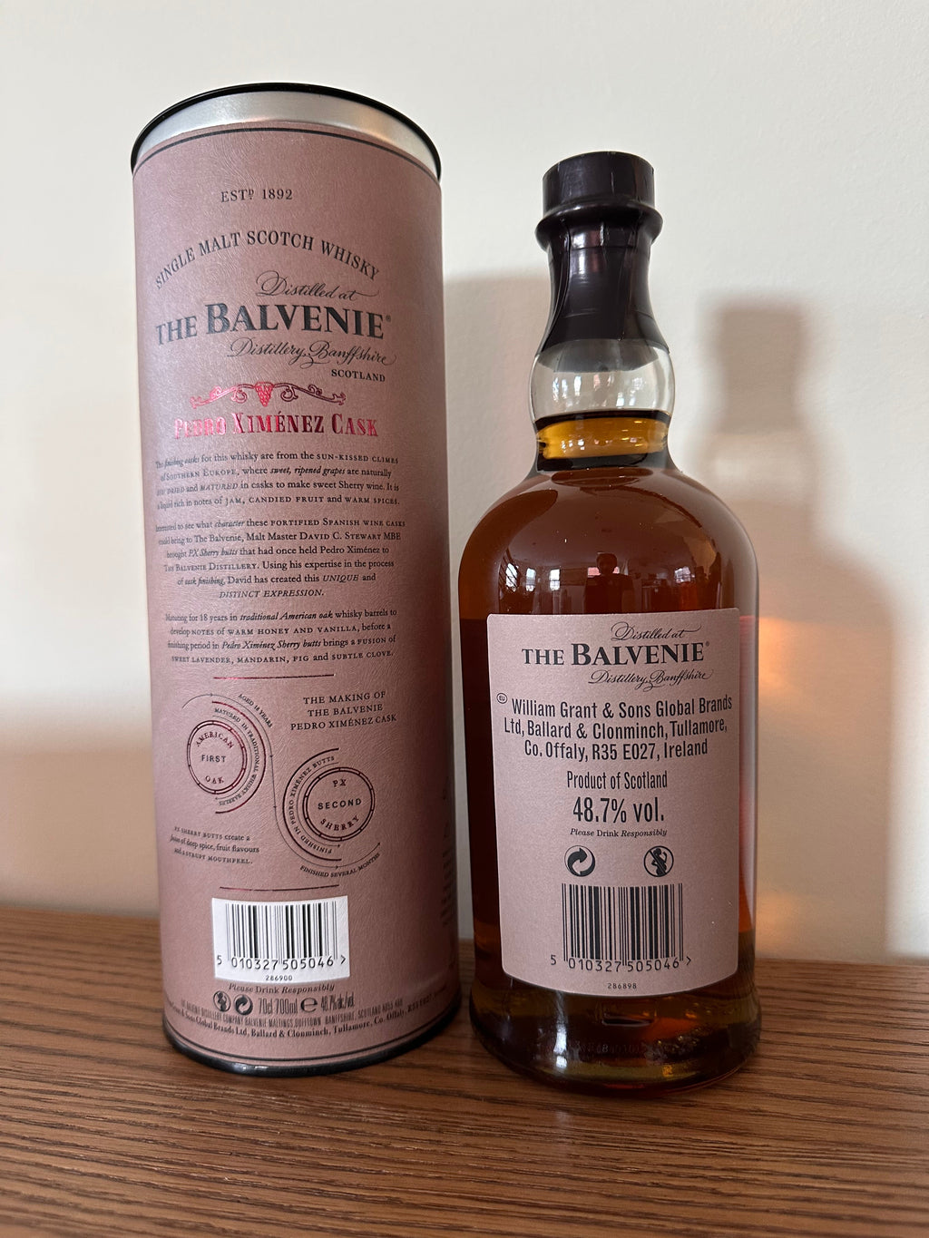 Balvenie 18 Year Pedro Ximénez Sherry