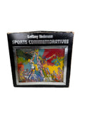 1979 LeRoy Neiman Sports Commemoratives Decanter Blended Whiskey 750ml With Box