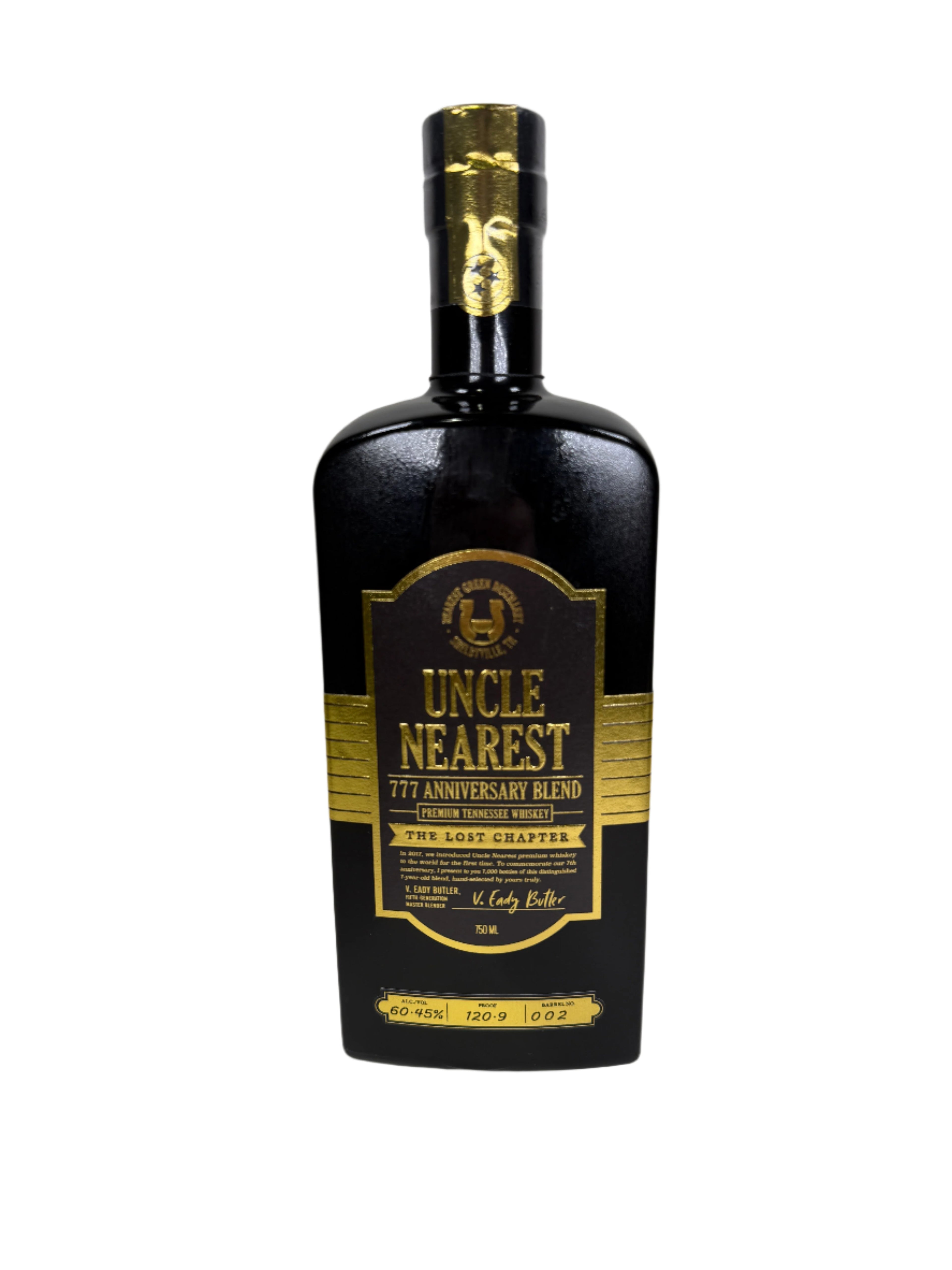 Uncle Nearest 777 Barrel 002 Anniversary Blend Whiskey 750ml