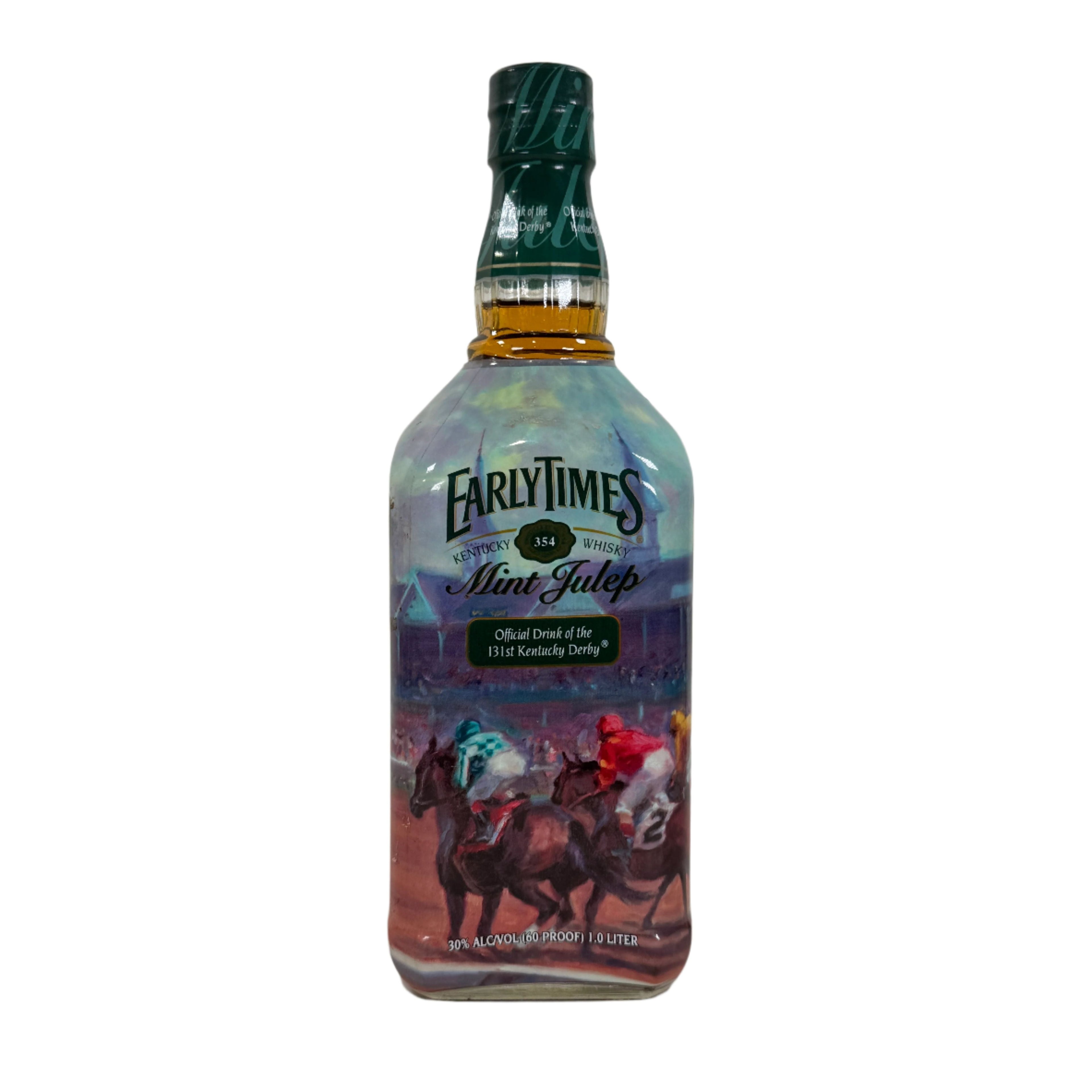 Early Times Mint Julep 131st Kentucky Derby Kentucky Straight Bourbon Whisky 1Lt
