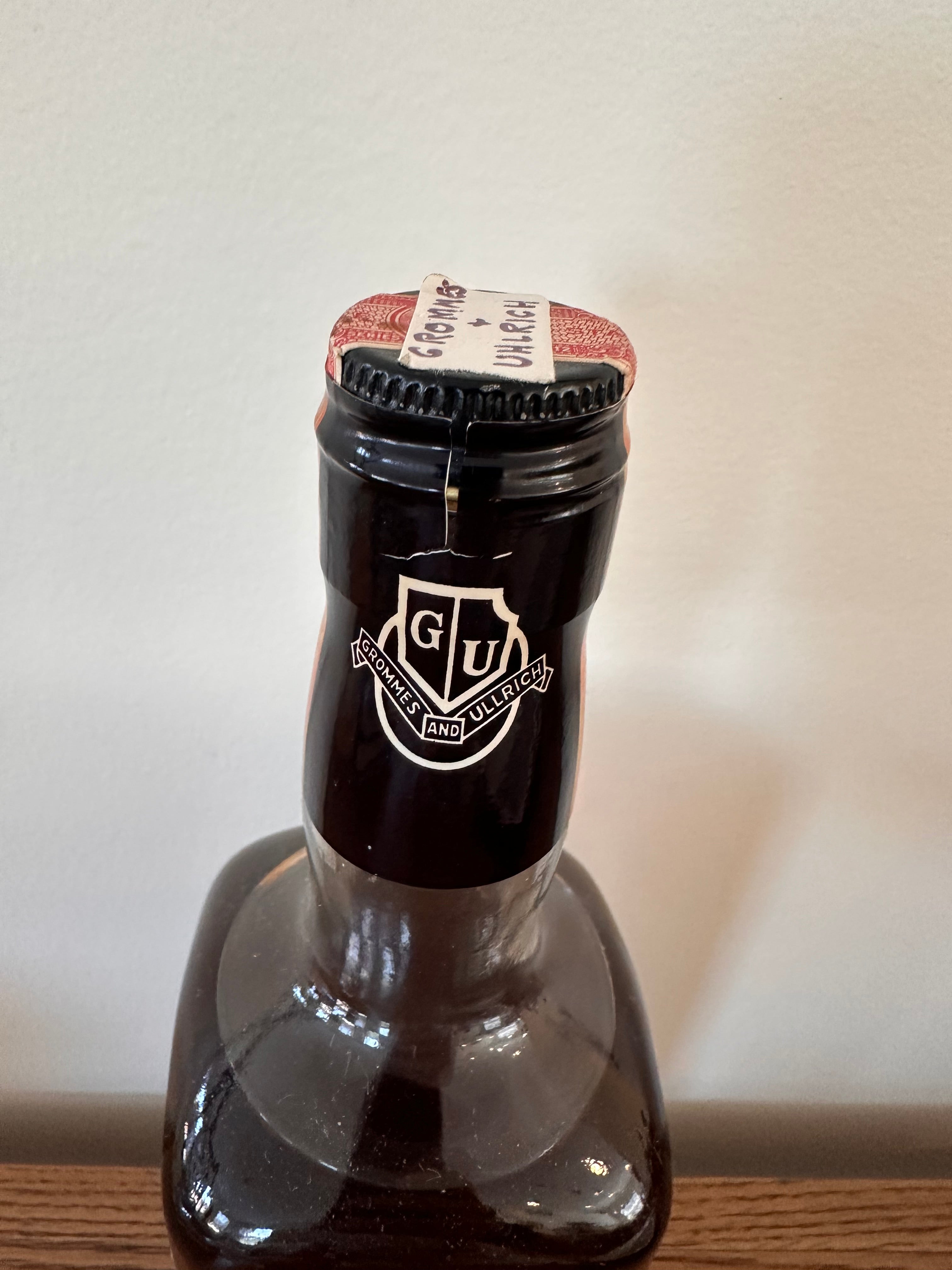 Grommes & Ullrich Black Label Bourbon Distilled in 1942 103 Months
