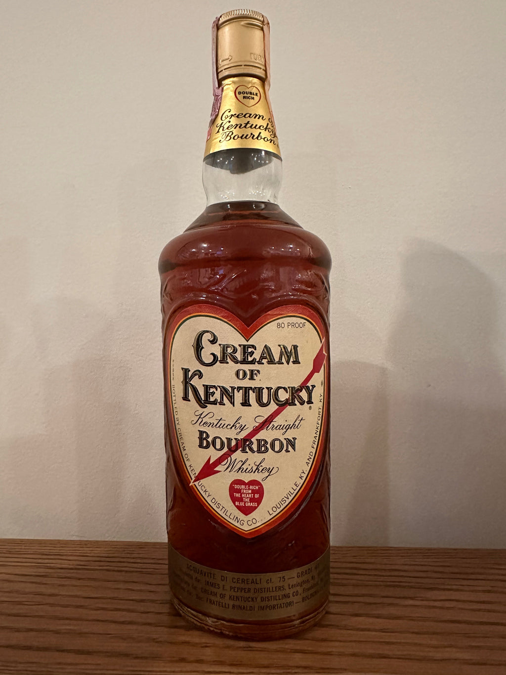 Cream Of Kentucky 1955 Straight Bourbon 4/5 Quart