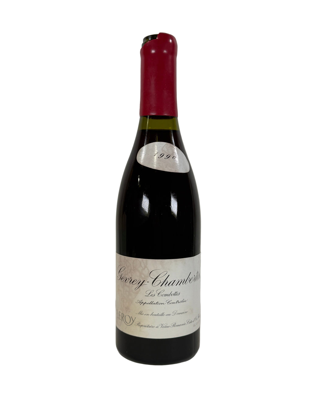 1990 Domaine Leroy Gevrey-Chambertin Les Combottes (Bin-Soiled Label, Cracked Wax, Depressed Cork) 750ml