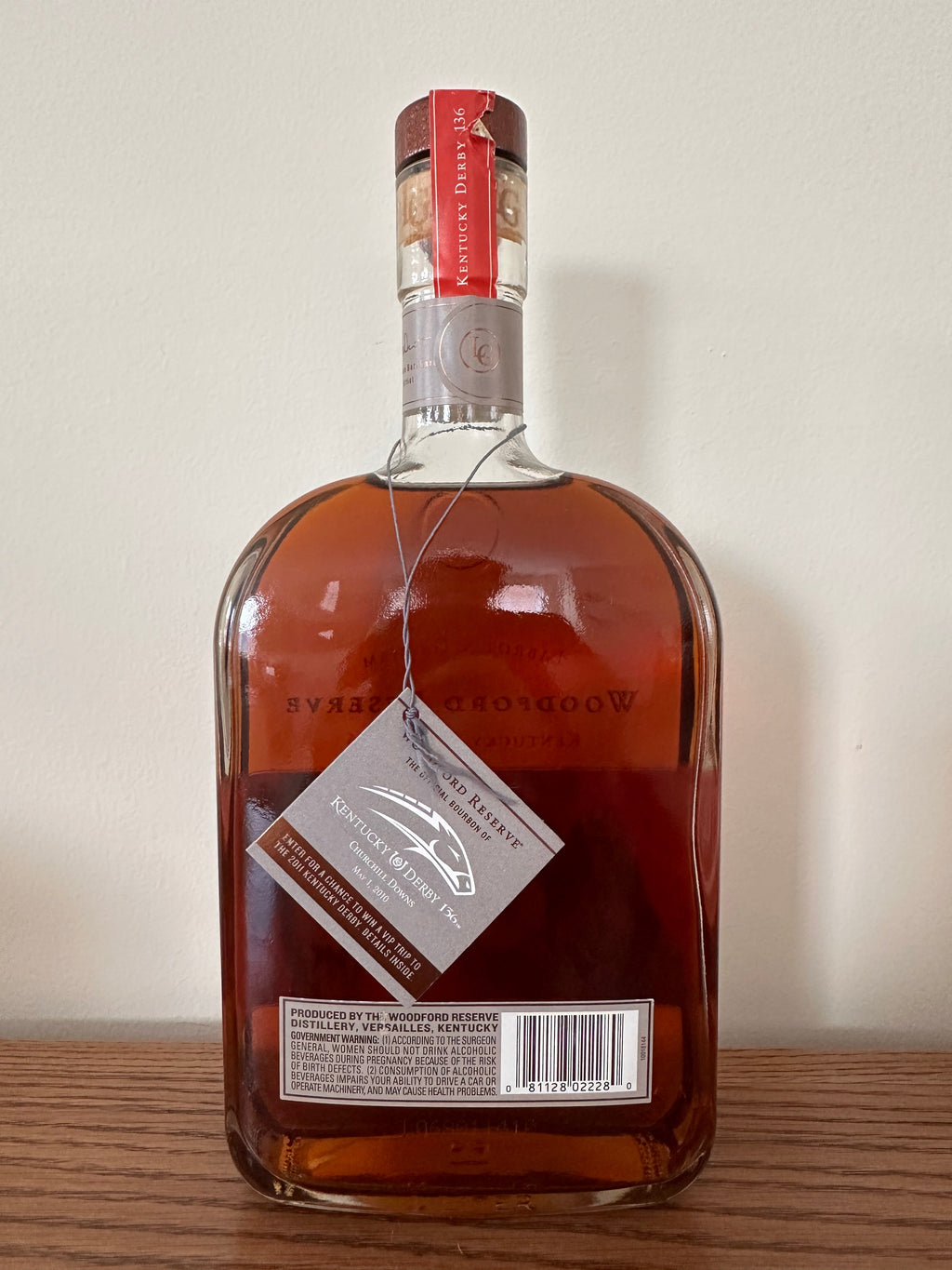 Woodford Reserve 2010 Kentucky Derby Edition #136 Straight Bourbon Whiskey 1L