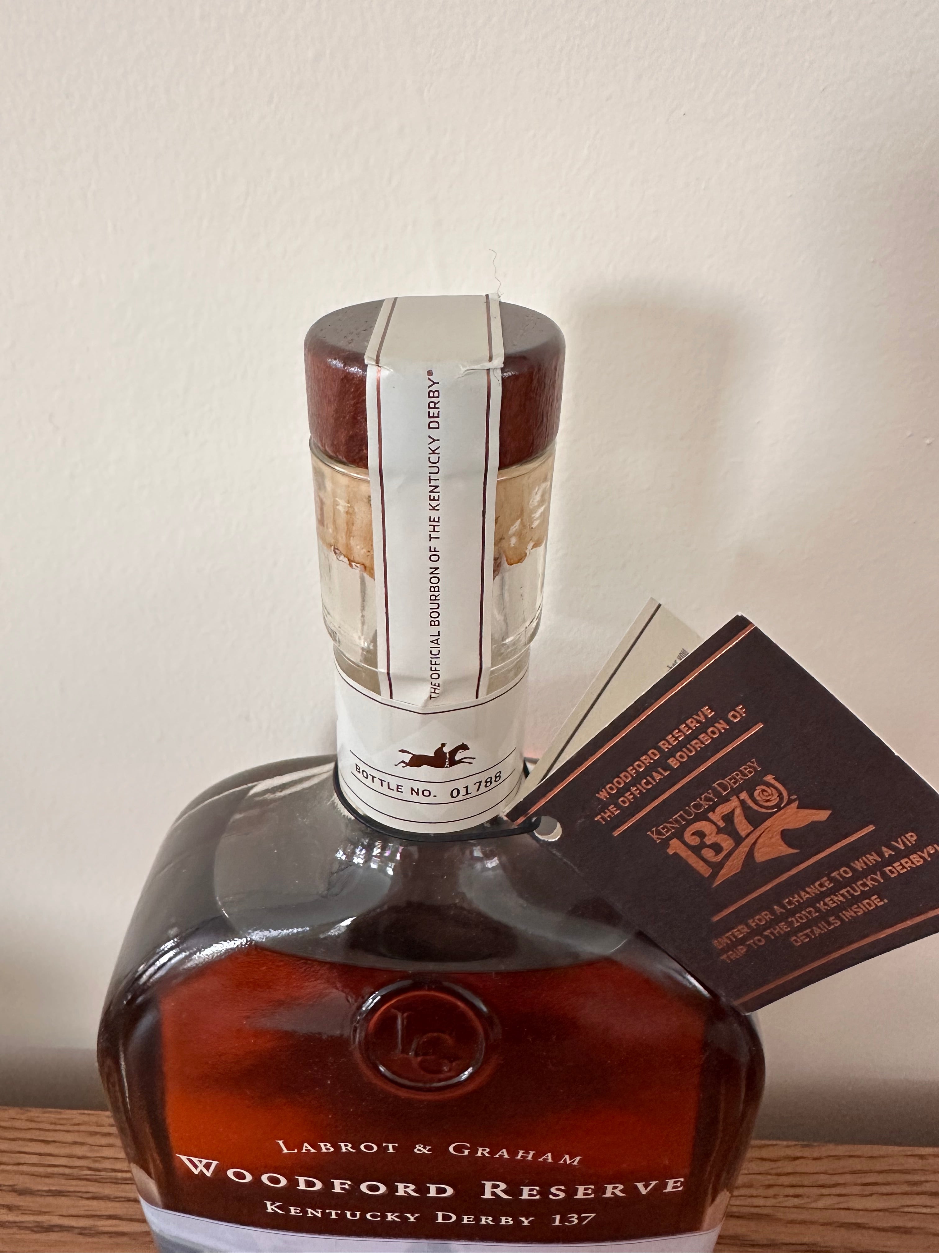 Woodford Reserve 2011 Kentucky Derby Edition #137 Straight Bourbon Whiskey 1L