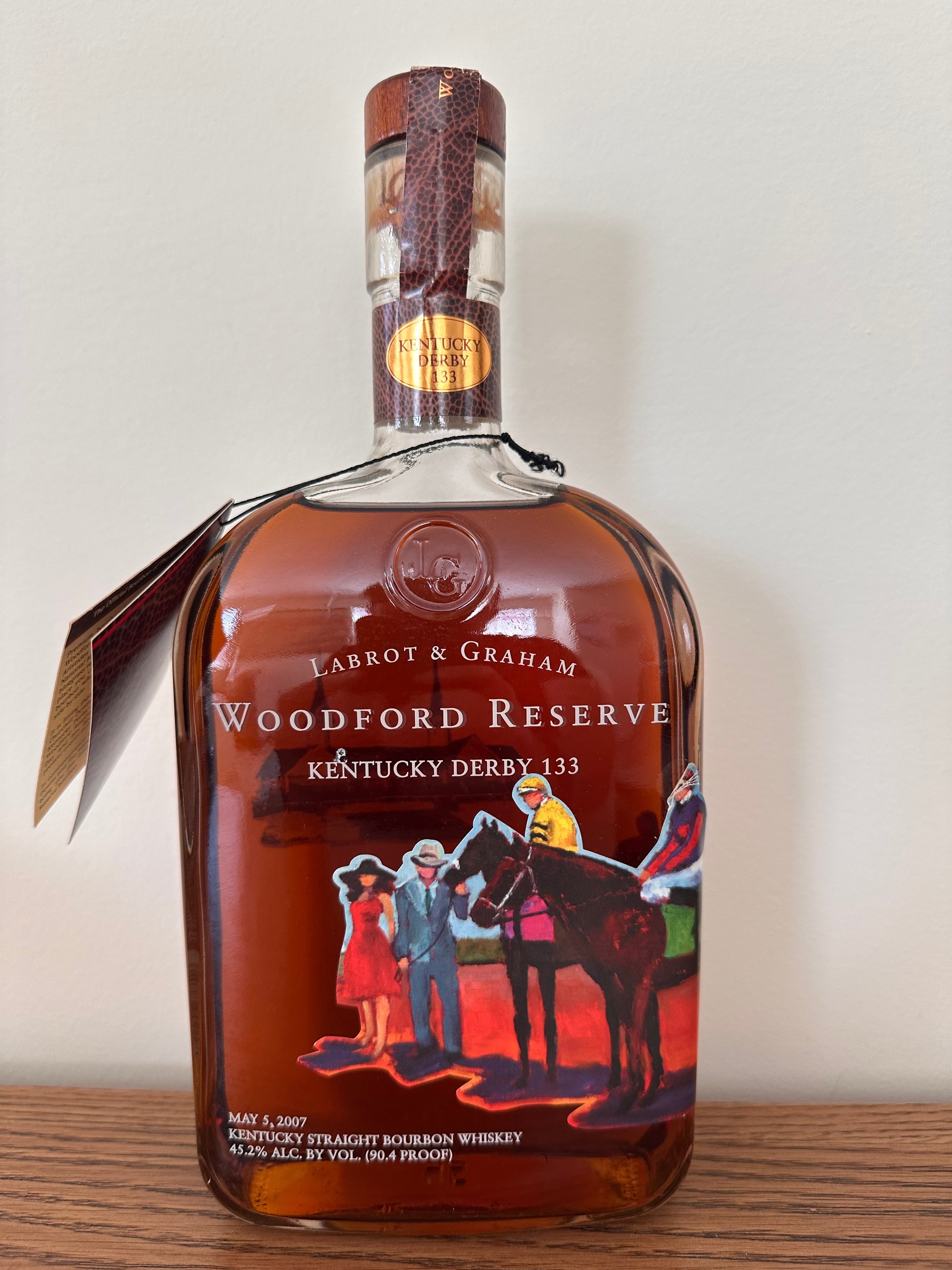 Woodford Reserve 2007 Kentucky Derby Edition #133 Straight Bourbon Whiskey 1L