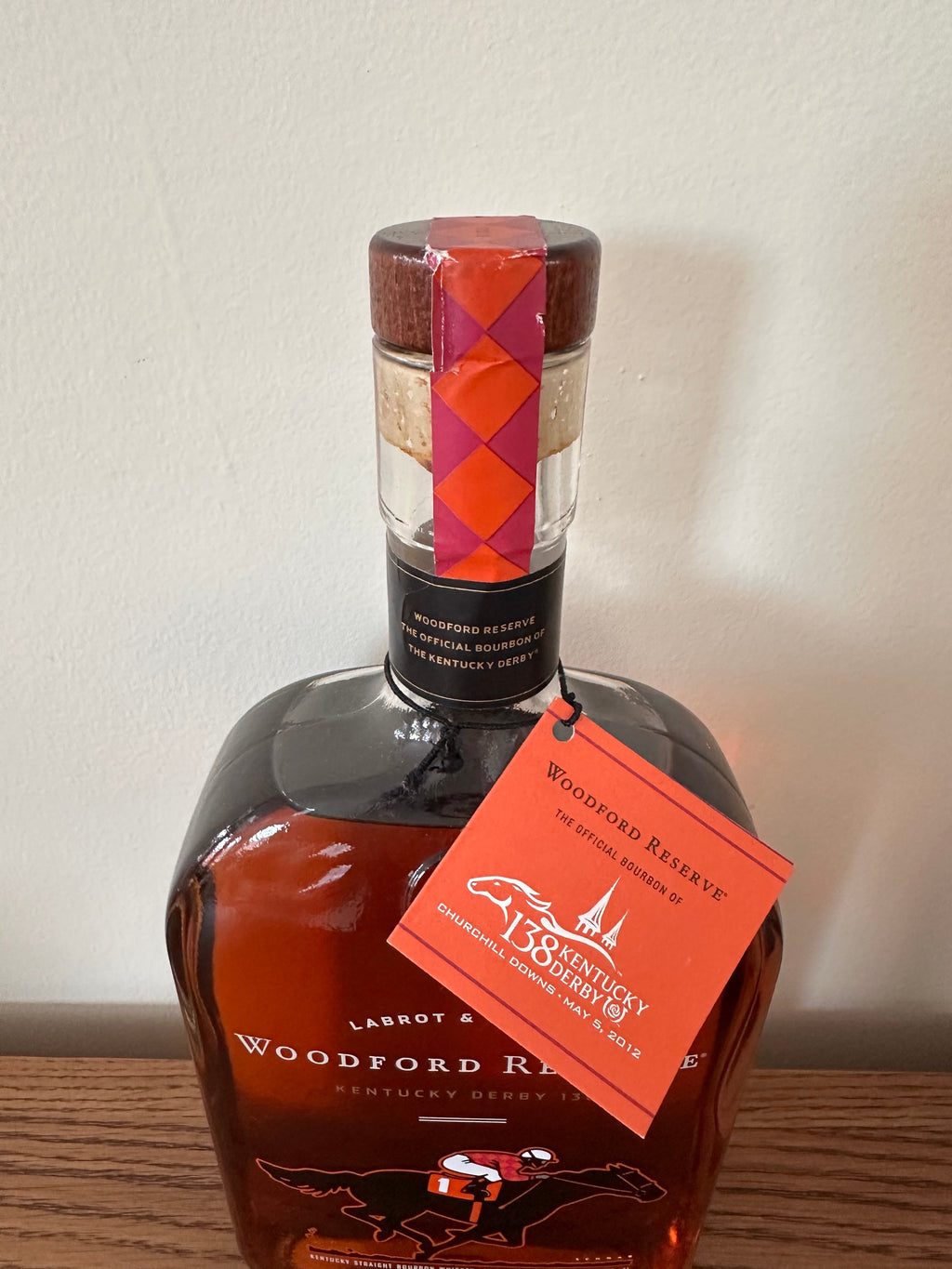 Woodford Reserve 2012 Kentucky Derby Edition #138 Straight Bourbon Whiskey 1L