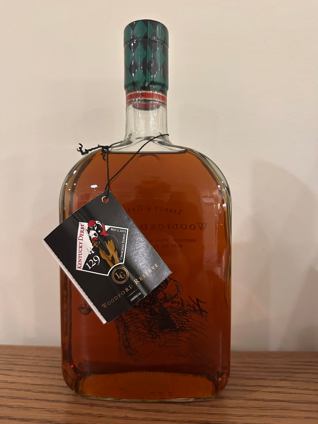 Woodford Reserve 2003 Kentucky Derby Edition #129 Straight Bourbon Whiskey 1L