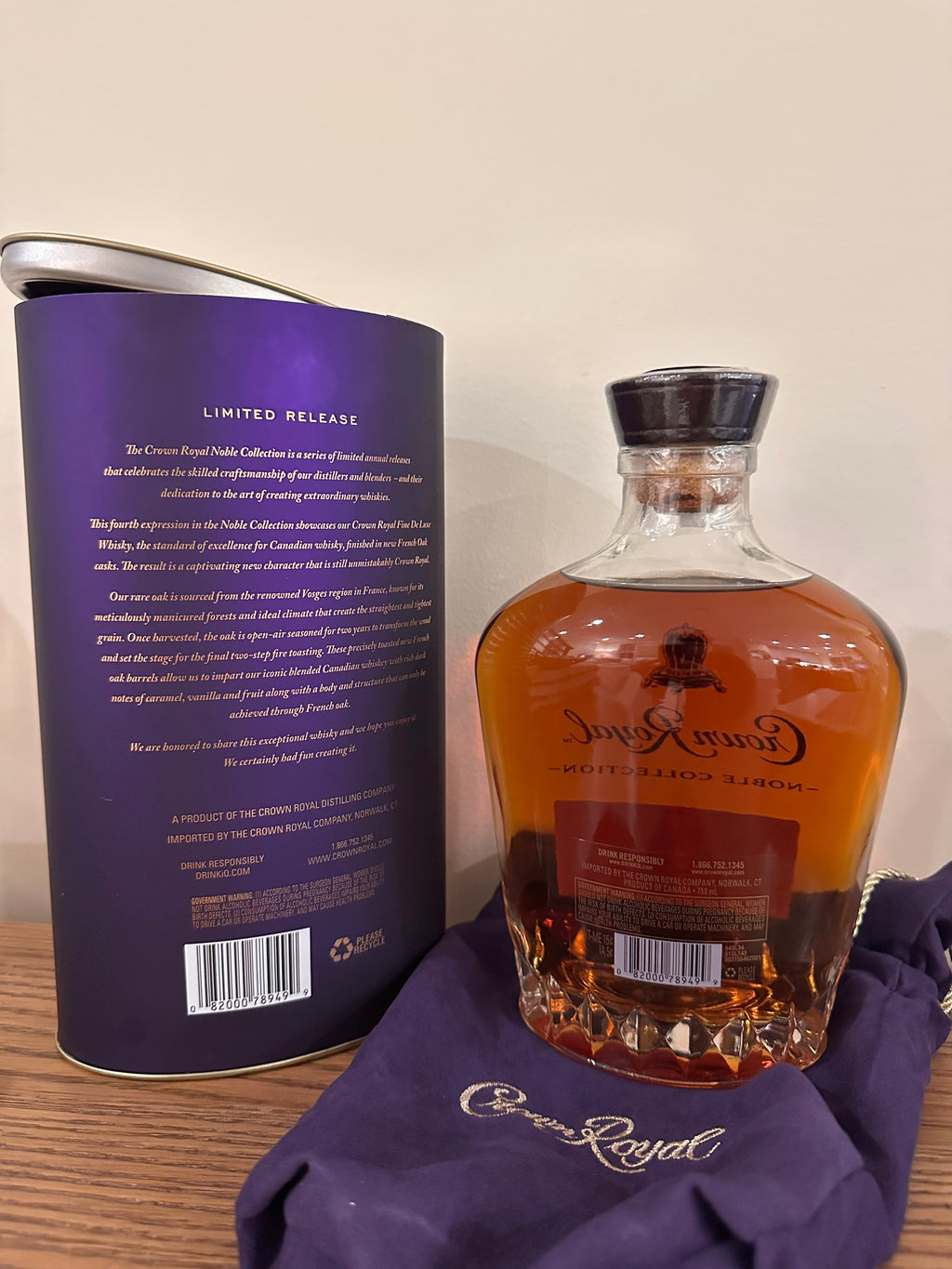 Crown Royal Noble Collection French Oak Cask Whisky 750ml