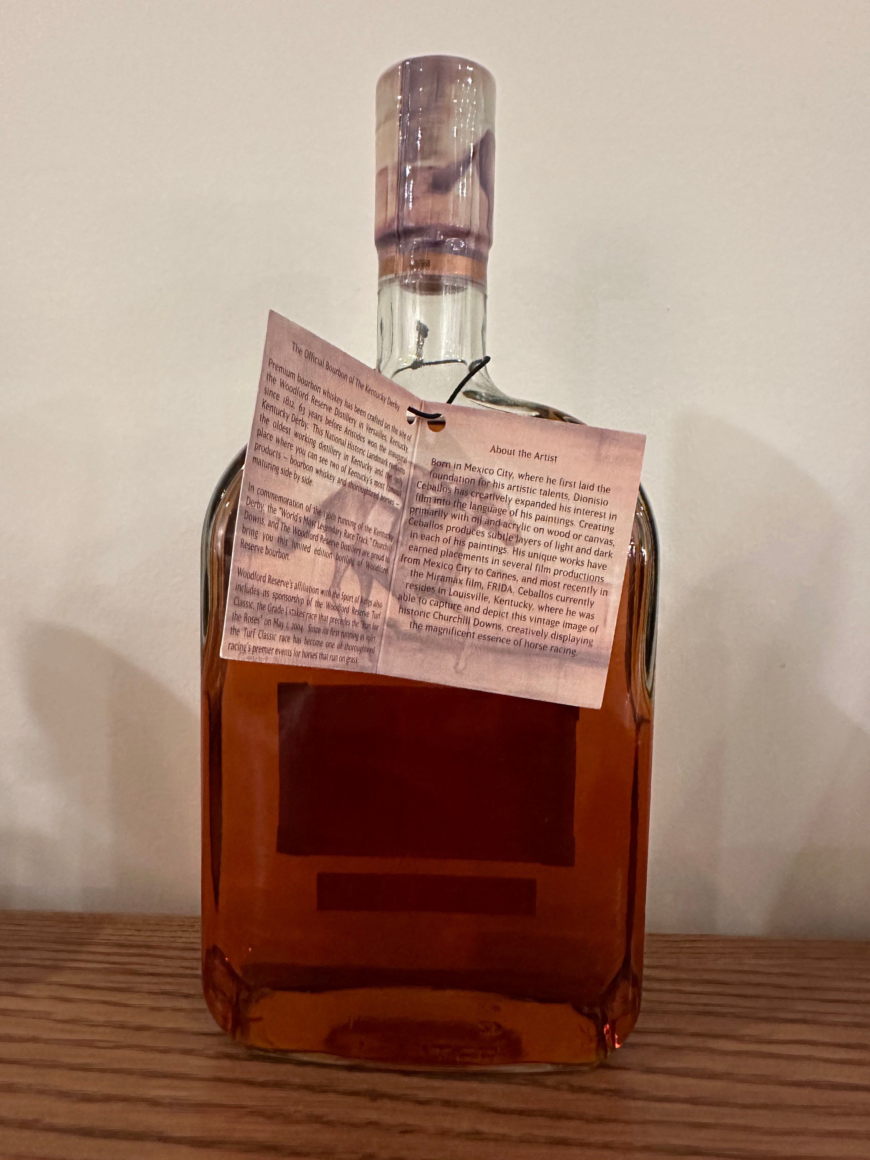 Woodford Reserve 2004 Kentucky Derby Edition #130 Straight Bourbon Whiskey 1L