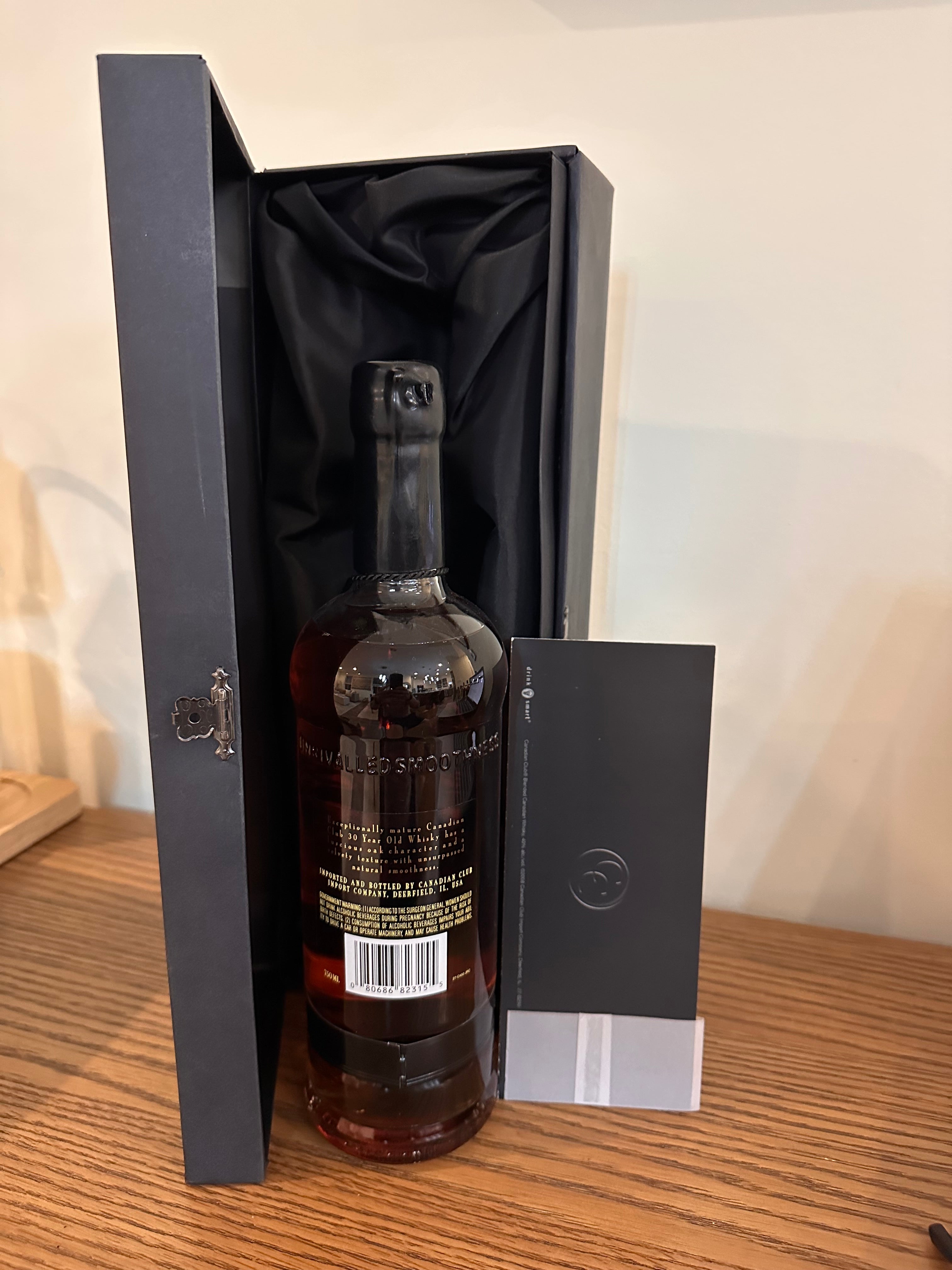 Canadian Club 30 Year Old 150th Anniversary 1858-2008