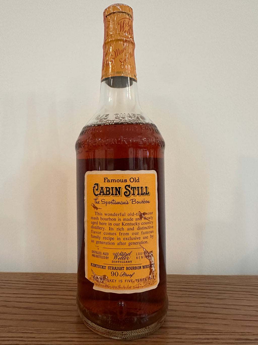 Cabin Still Bourbon (4/5 Quart, Stitzel-Weller)