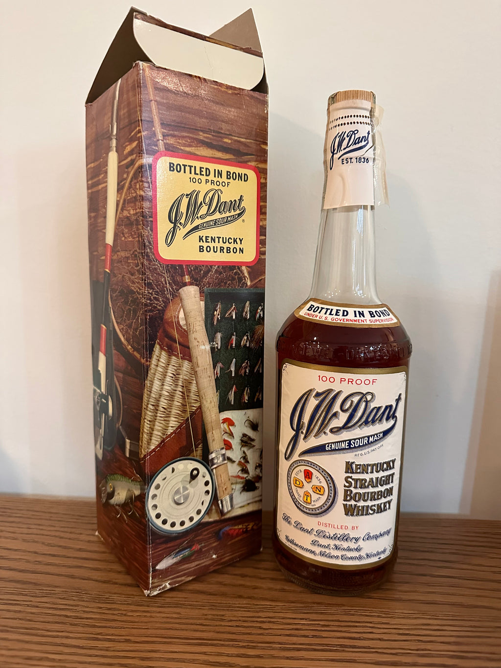 J.W. Dant Gethsemane Distilled Spring 1959 Bottled Fall 1964 DSP-47 Bottled in Bond 100 Proof