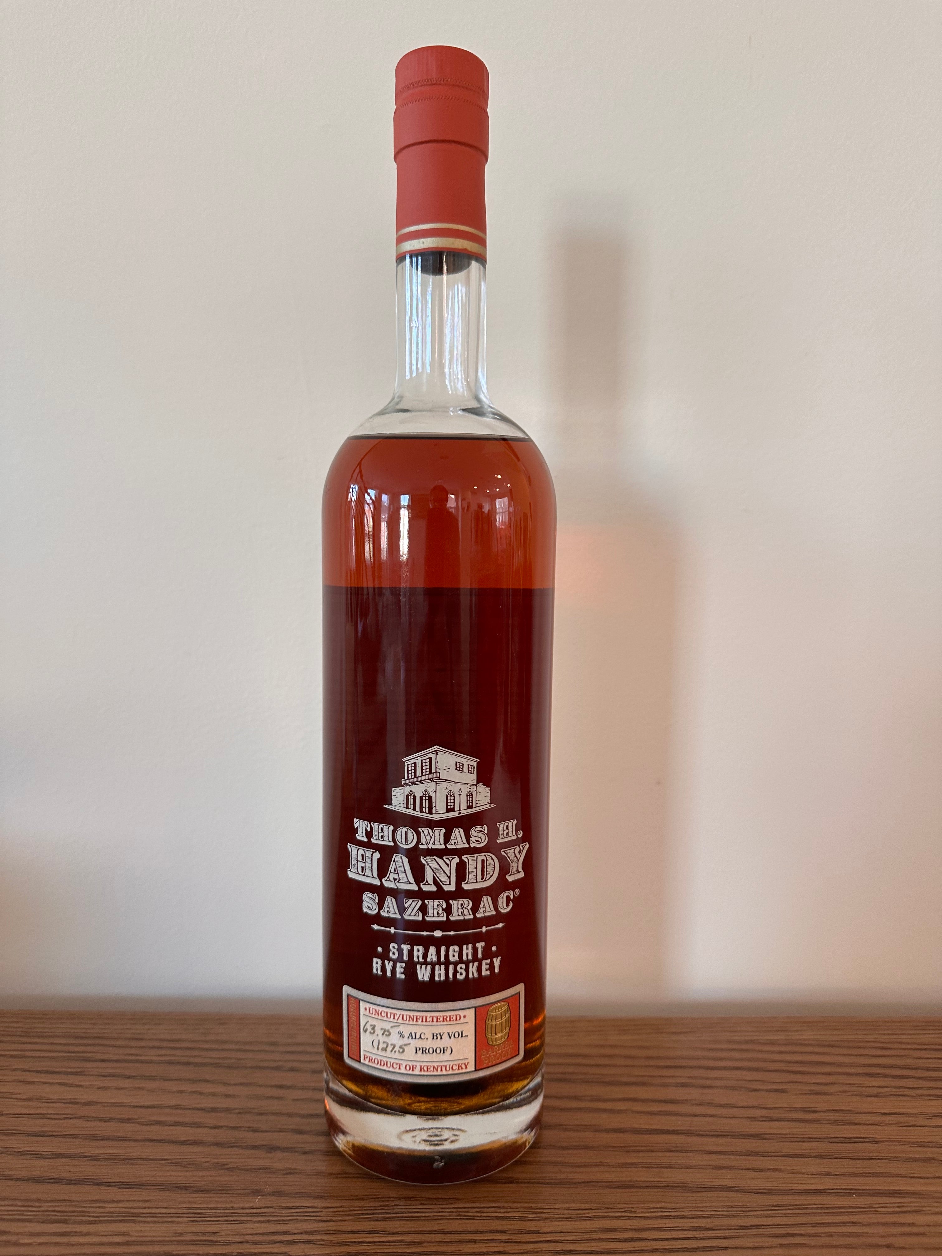 2008 Thomas H. Handy Sazerac Straight Rye Whiskey 750ml