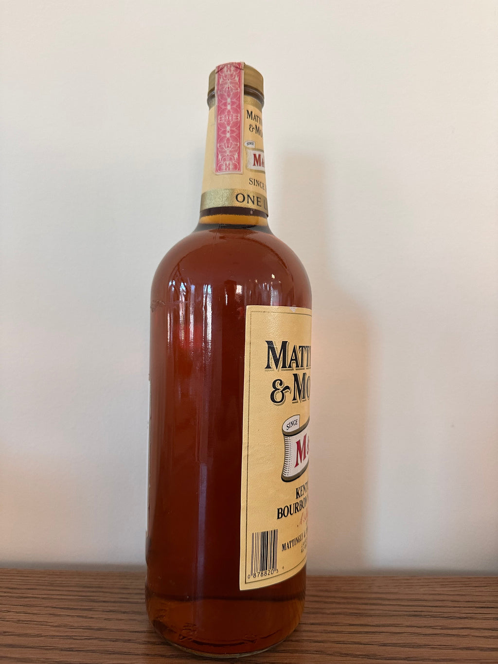 Mattingly & Moore Straight Bourbon Whiskey 1.0Lt (1988)