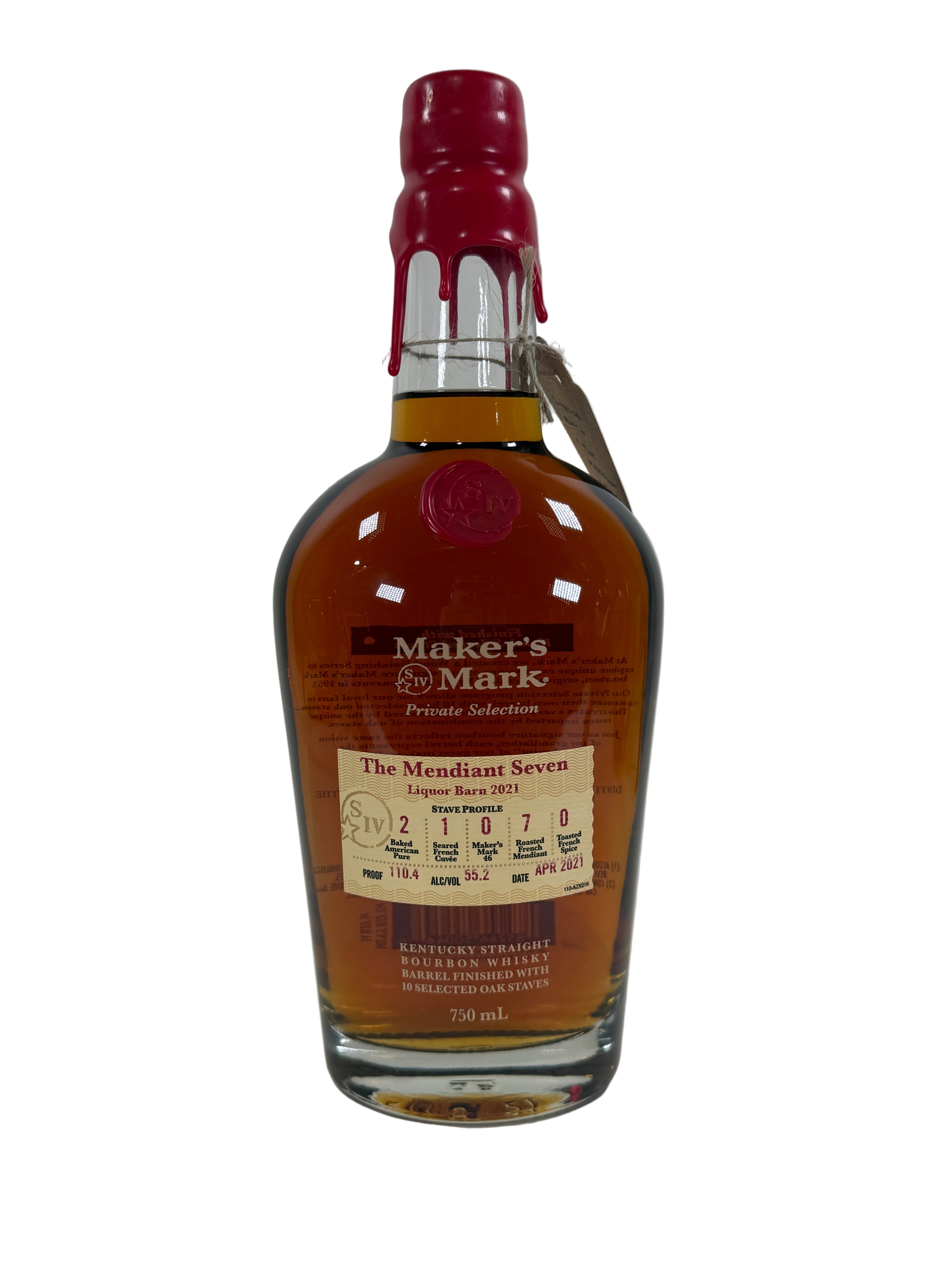 2022 Maker's Mark OHLQ Private Selection The Mendiant Seven Kentucky Straight Bourbon Whisky 750ml