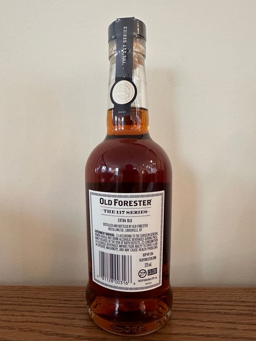 Old Forester The 117 Series Extra Extra Old Batch 002 Straight Bourbon Whisky 375ml
