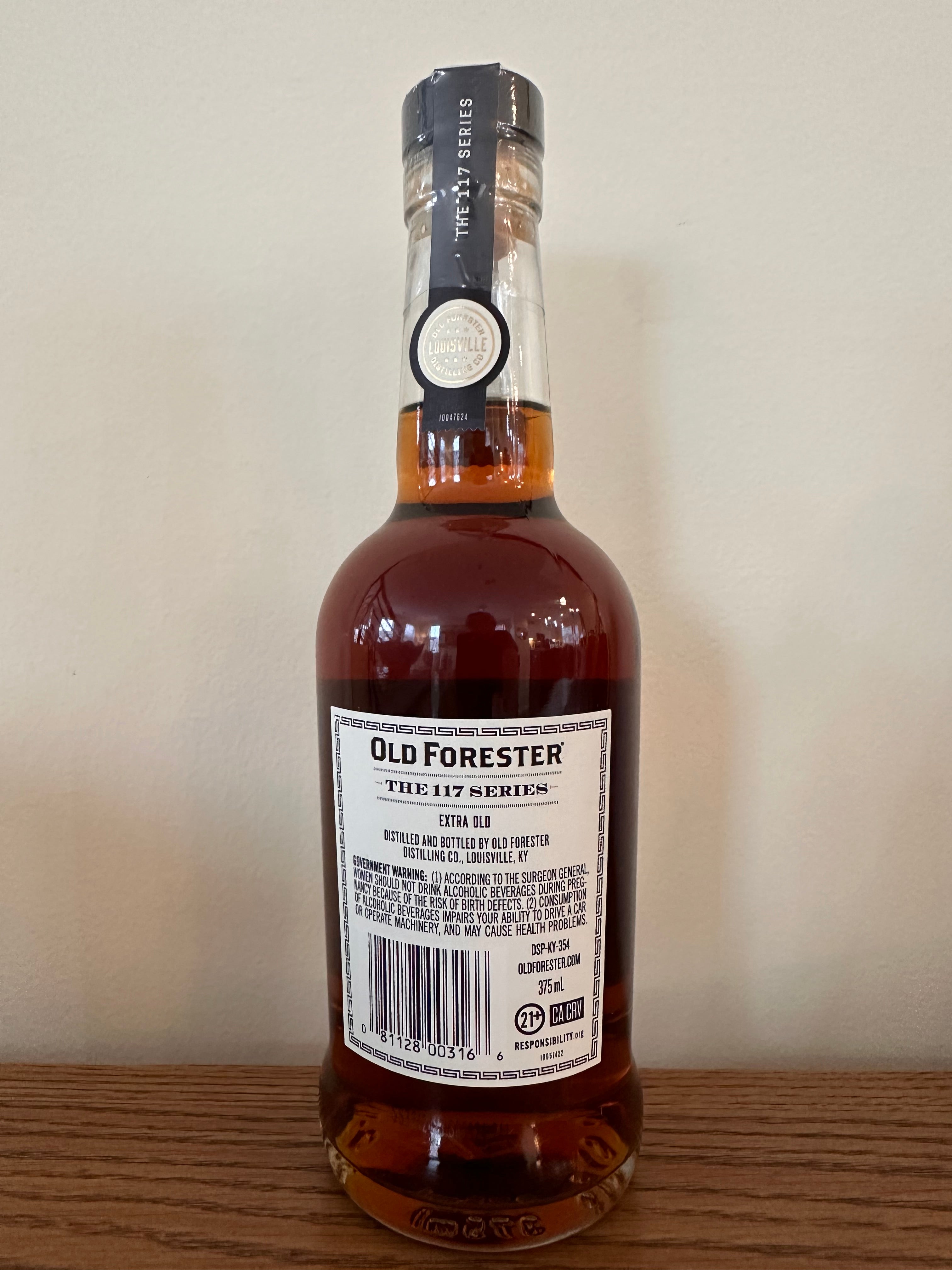 Old Forester The 117 Series Extra Extra Old Batch 002 Straight Bourbon Whisky 375ml