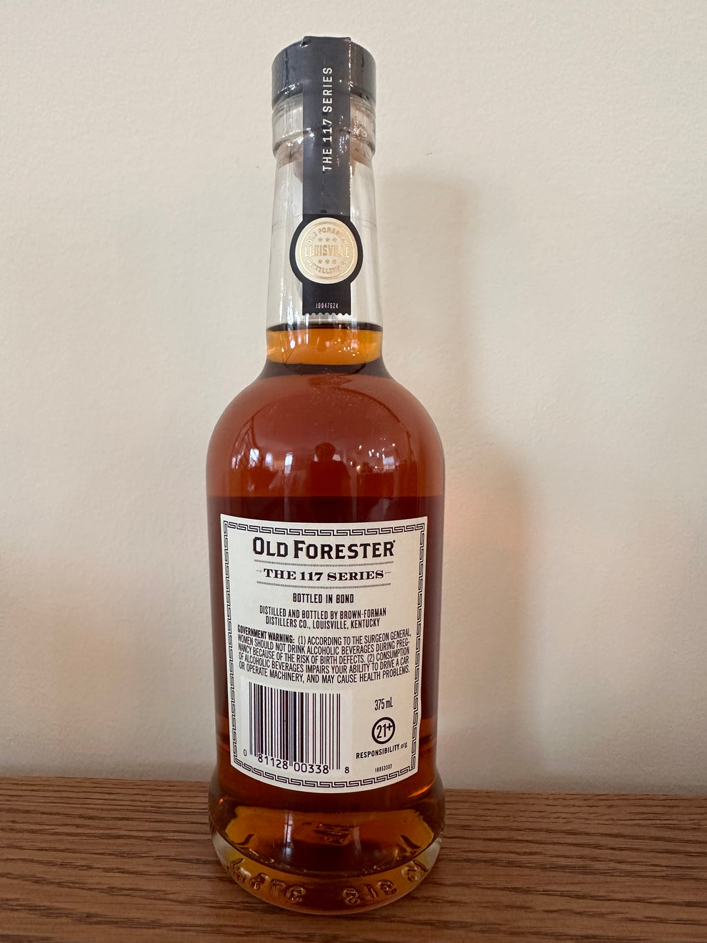 Old Forester The 117 Series Bottled in Bond Batch 1 375ML