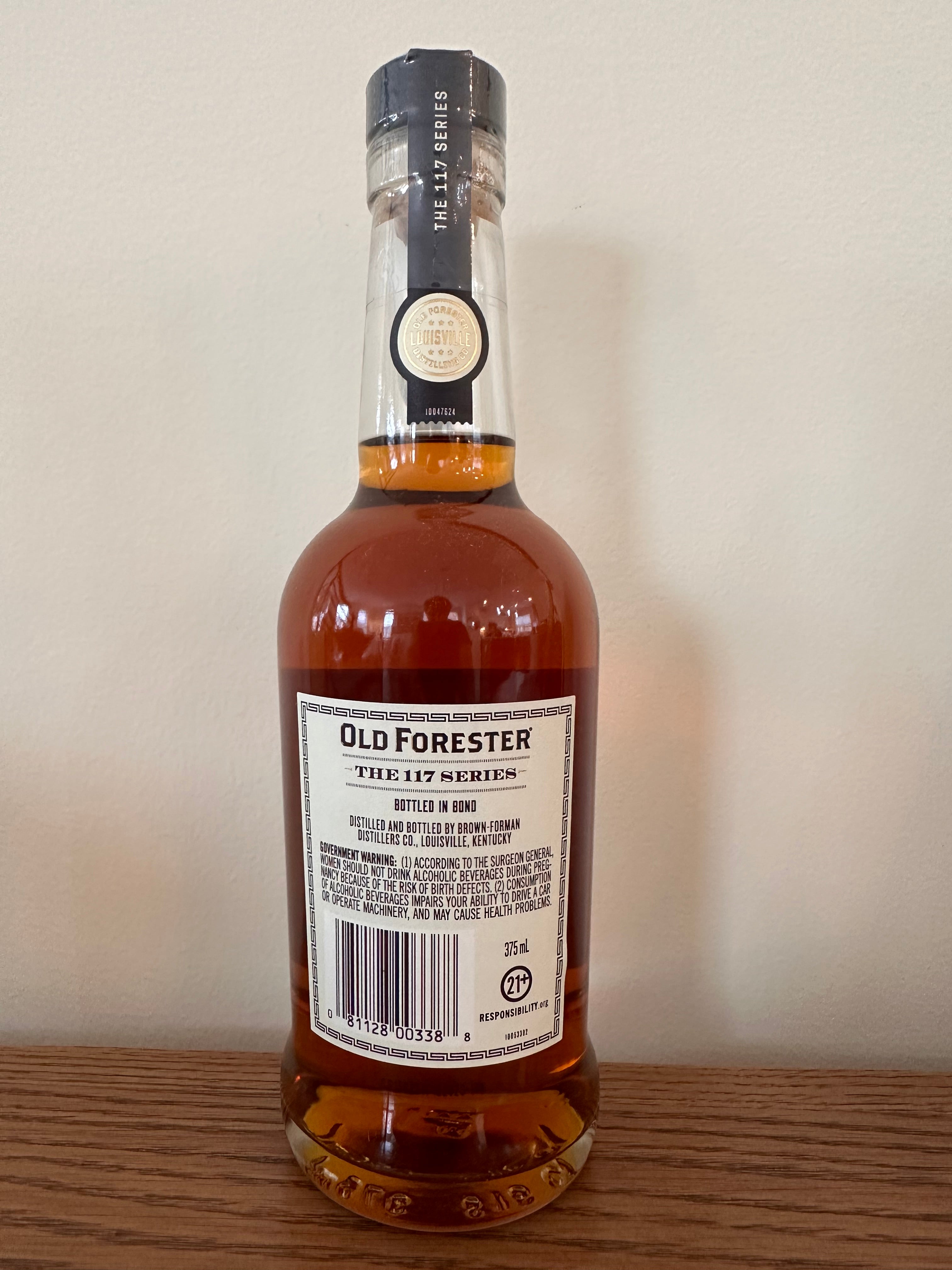 Old Forester The 117 Series Bottled in Bond Batch 1 375ML