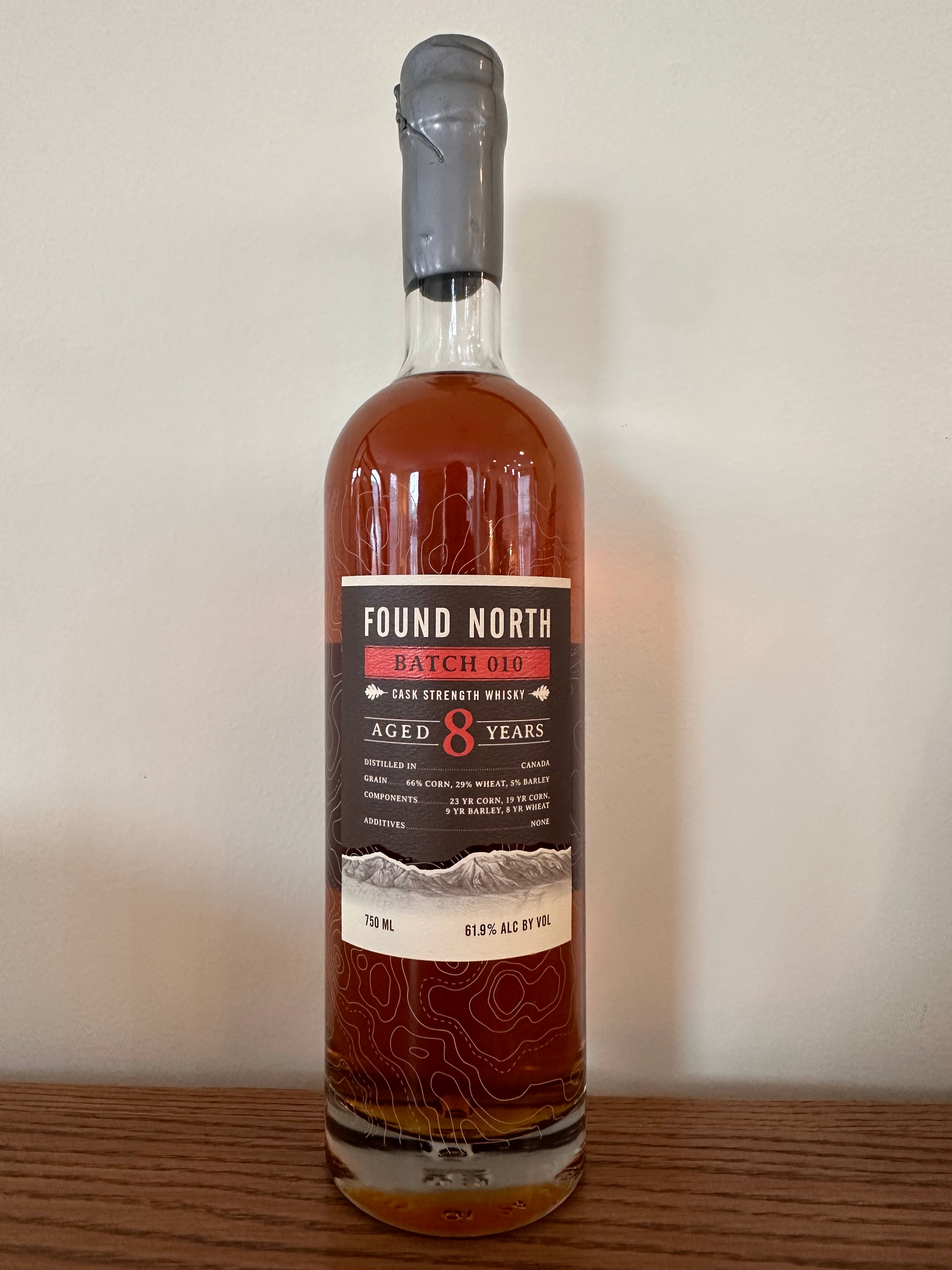 Found North Batch 010 8 Year Old Cask Strength Whisky 750ml