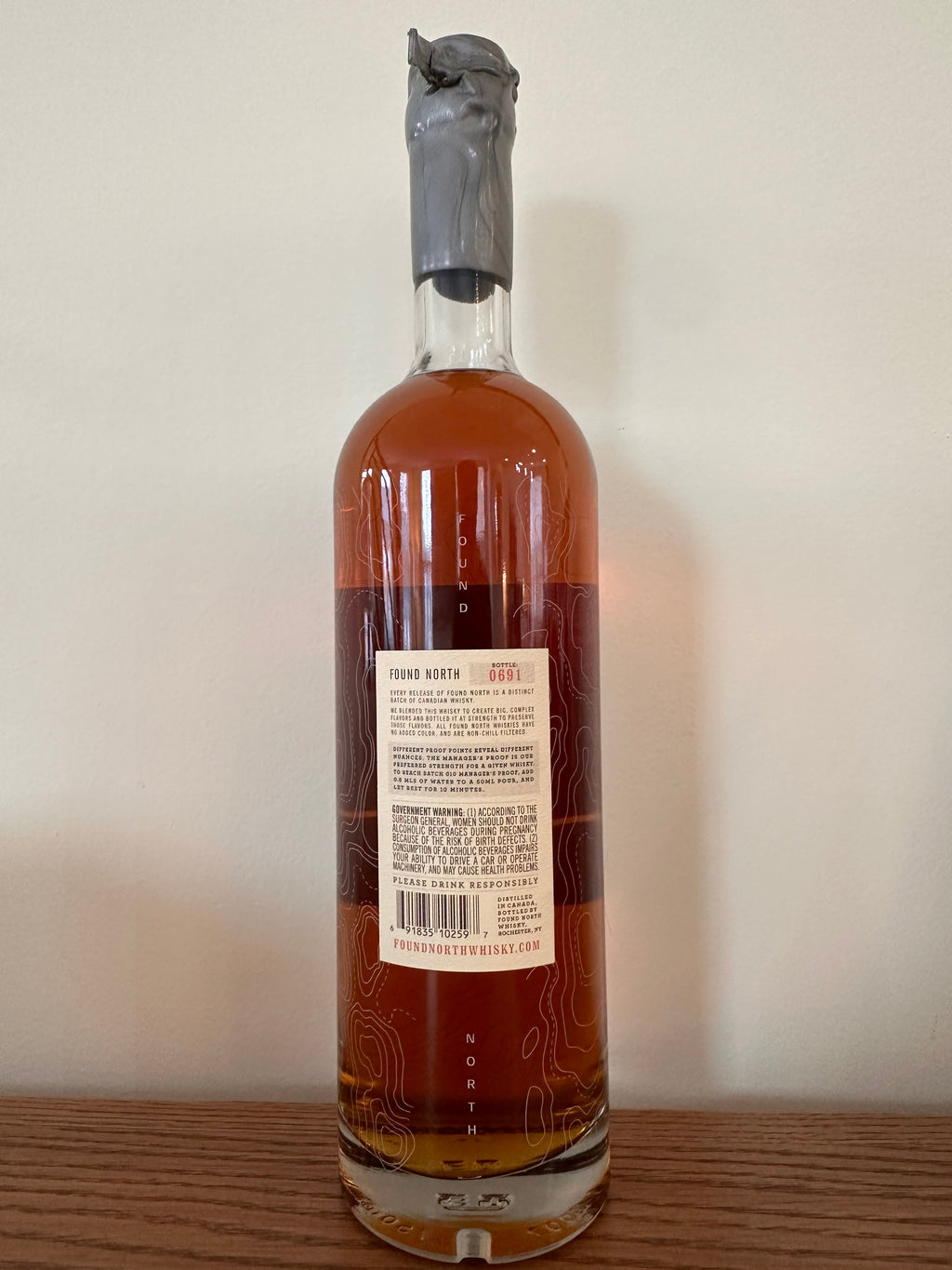 Found North Batch 010 8 Year Old Cask Strength Whisky 750ml