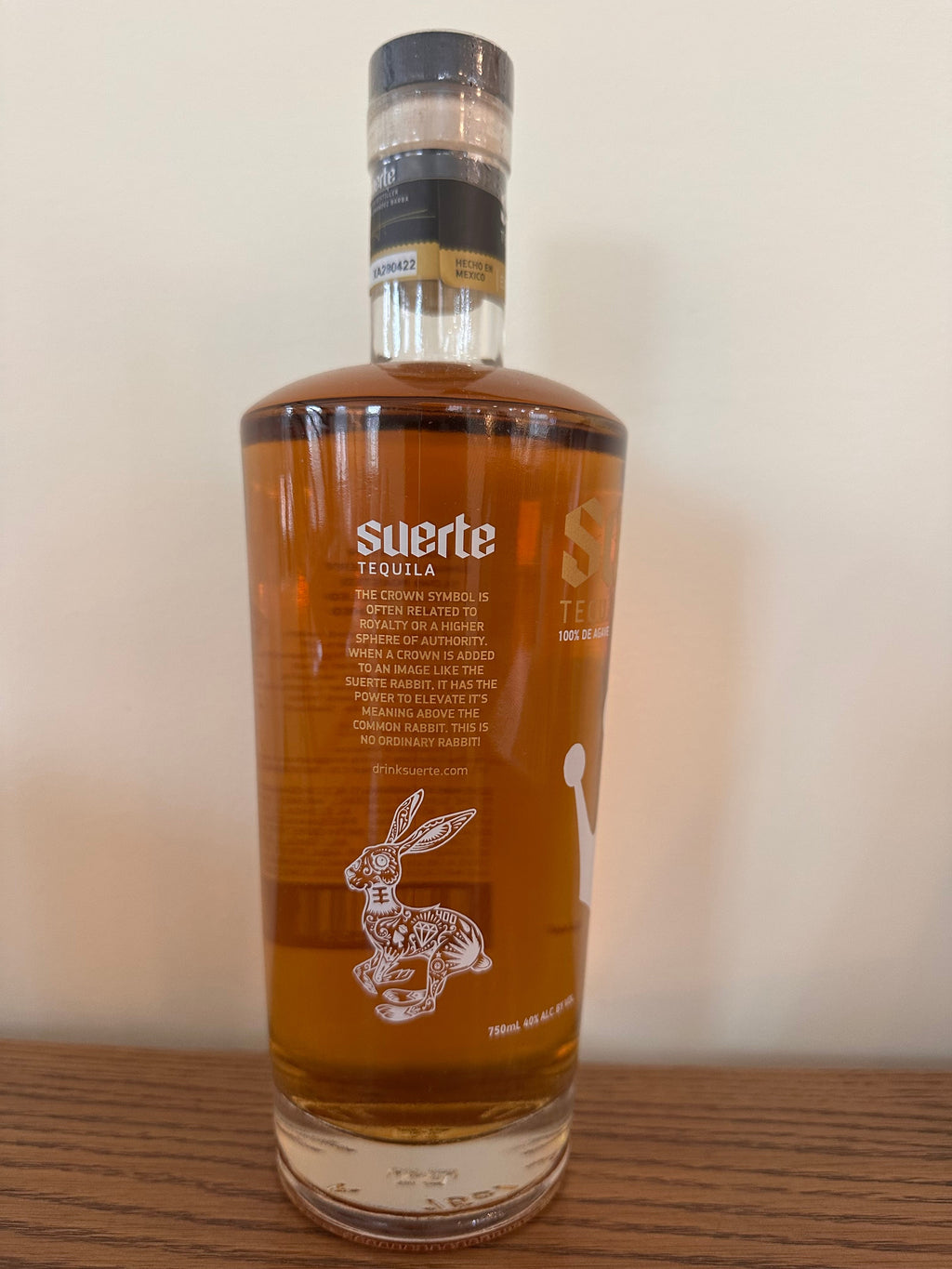 Suerte Extra Anejo Tequila 750ml Limited Edition 7 Year