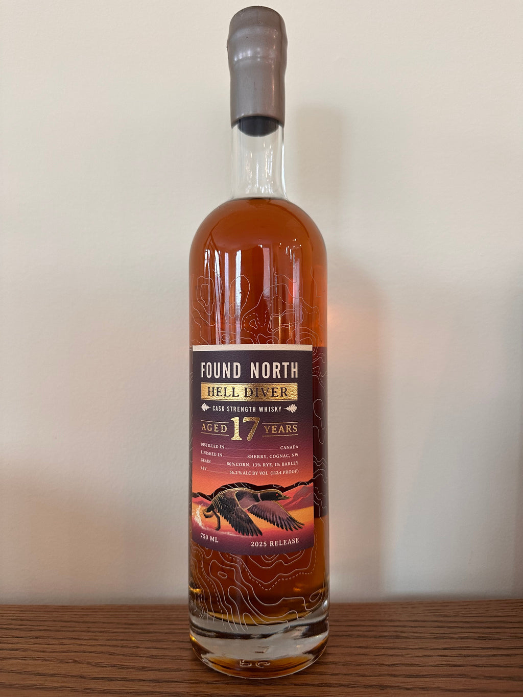 2025 Found North Hell Diver 17 Year Old Whisky 750ml