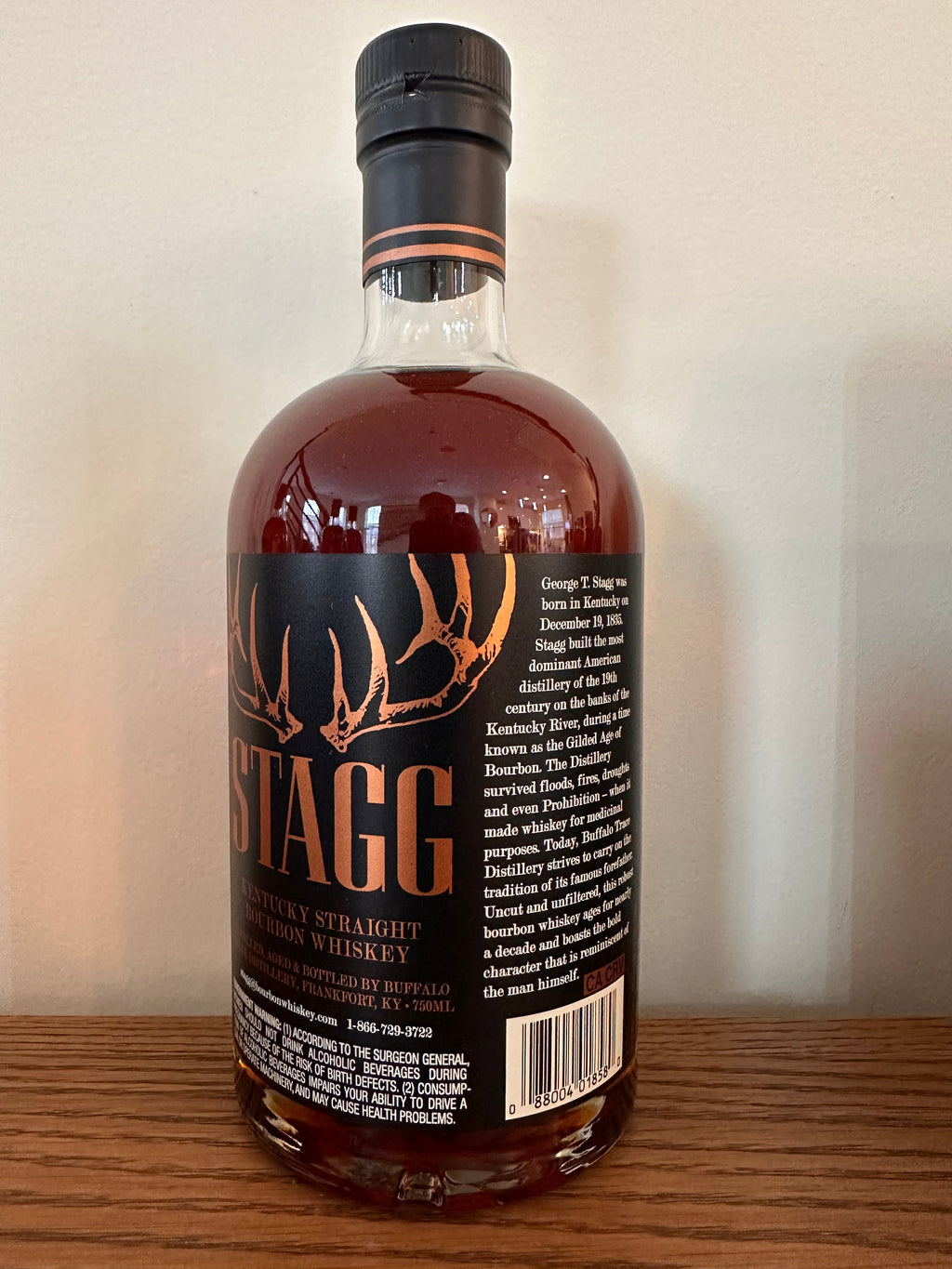 Stagg Kentucky Straight Bourbon Whiskey Batch 25D 129.2 Proof 750mL