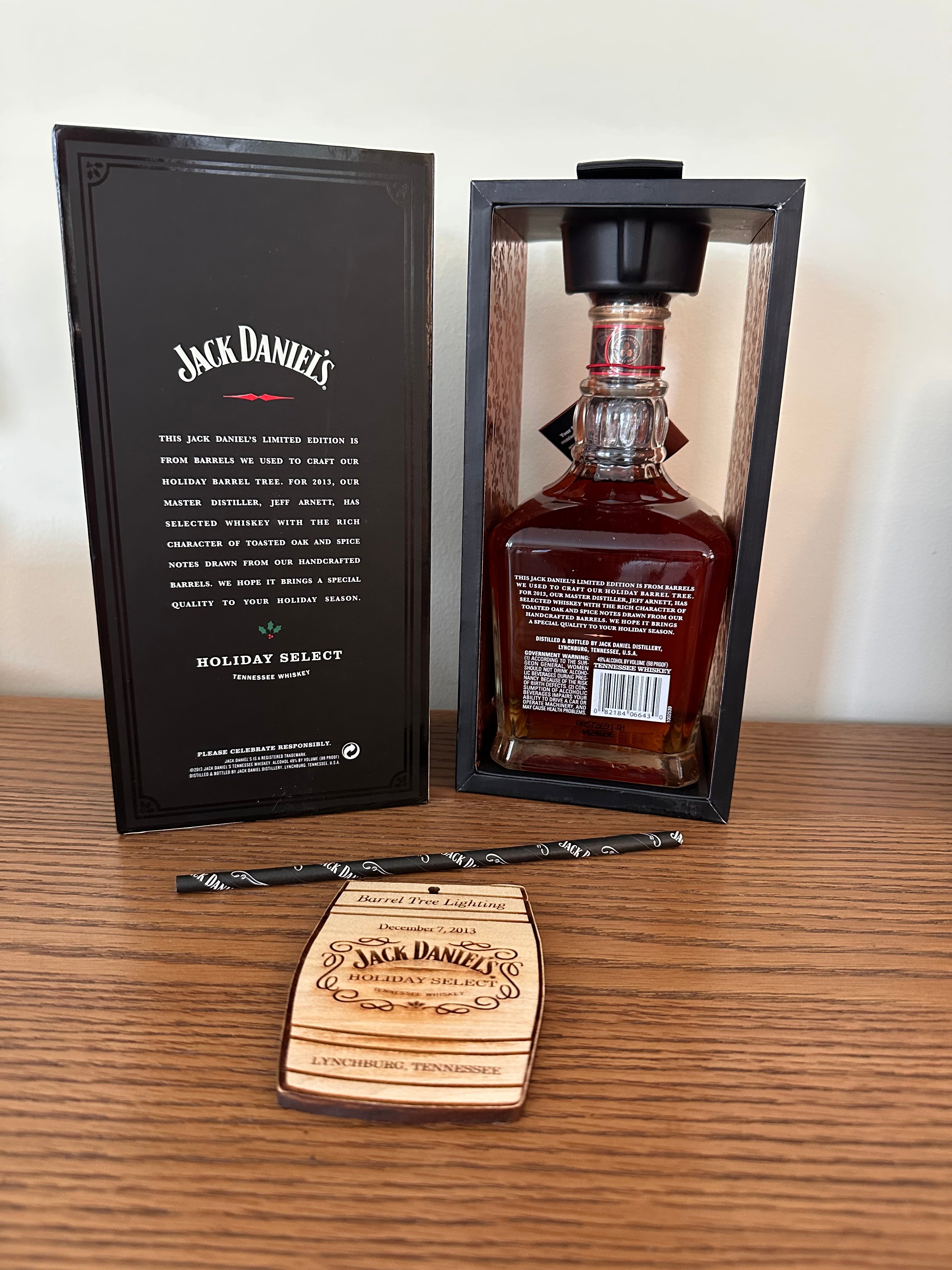 2013 Jack Daniel's Holiday Select Vintage Limited Edition Whiskey 750ml