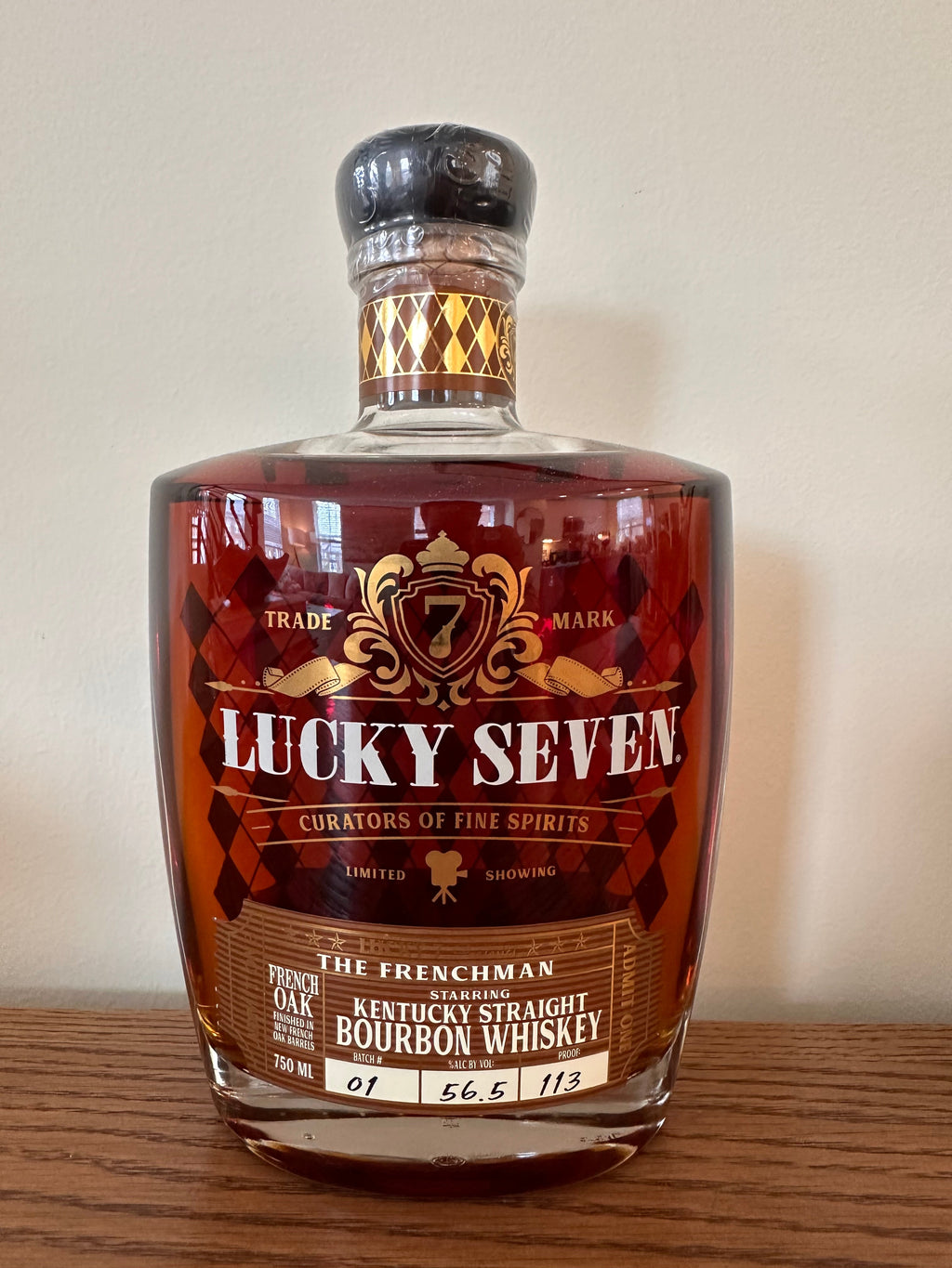 Lucky Seven The Frenchman Bourbon Whiskey (750 ml)