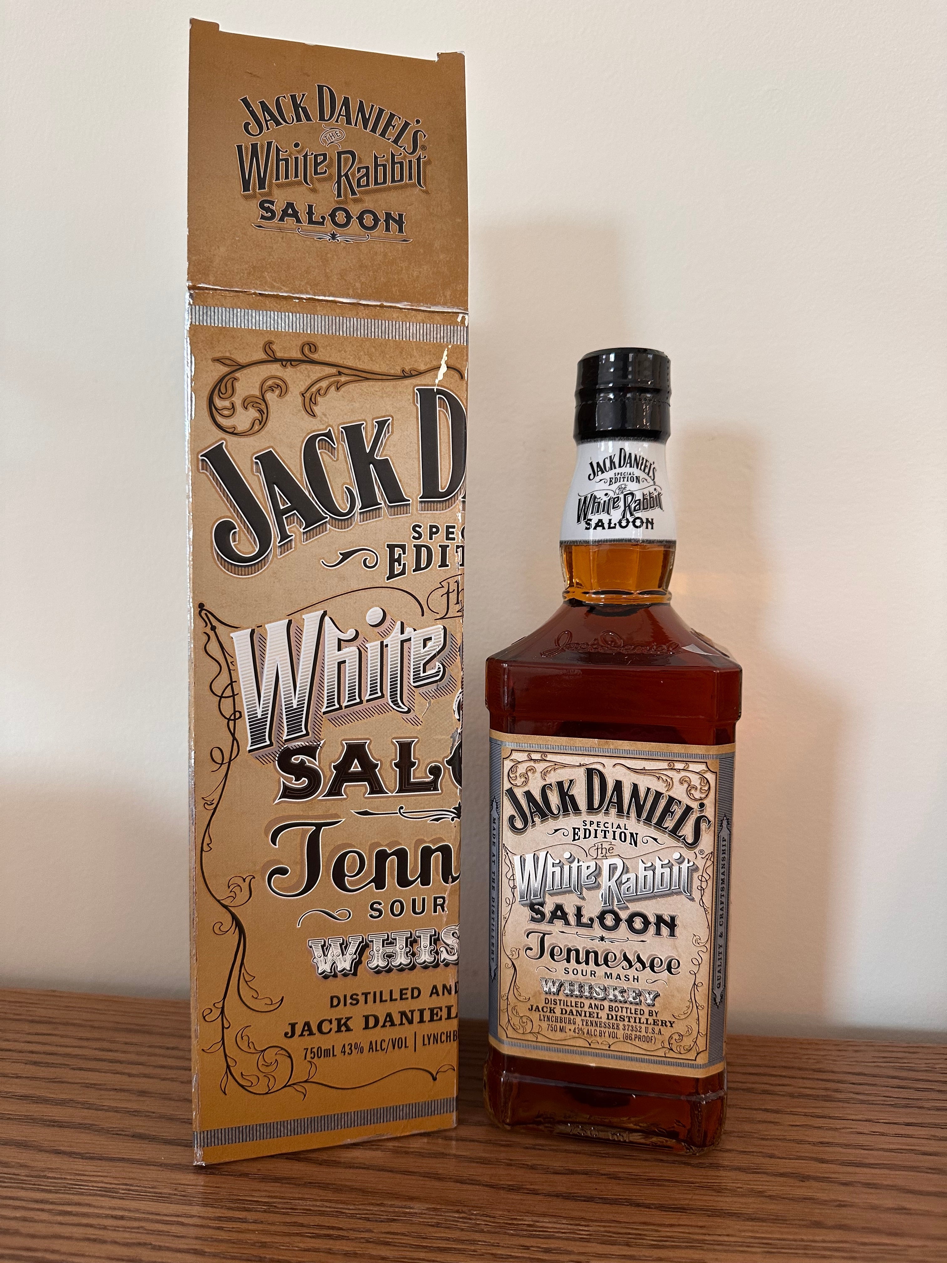 Jack Daniel's White Rabbit Saloon 120th Anniversary Limited Edition Sour Mash Whiskey 750ml