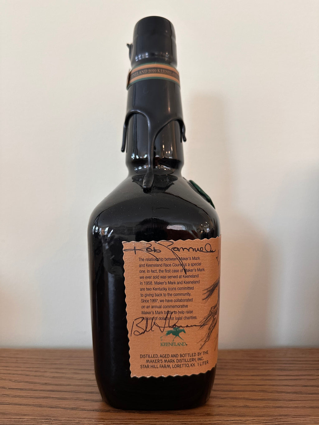 2020 Maker's Mark Keeneland Kentucky Straight Bourbon Whisky 1Lt