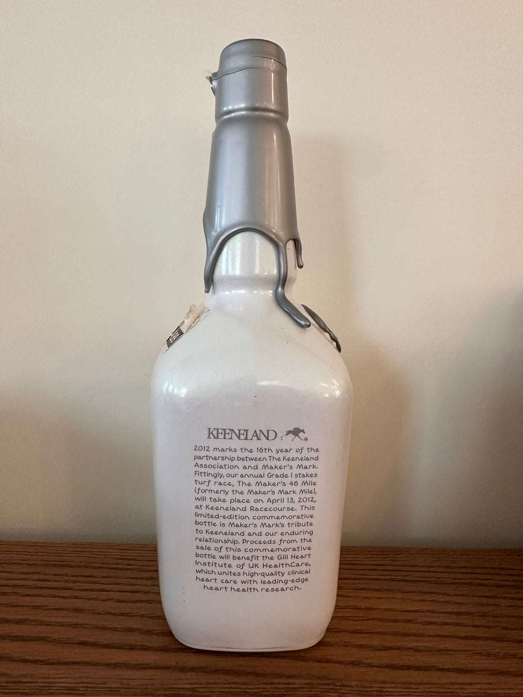 2012 Maker's Mark Tim Couch Keeneland Kentucky Straight Bourbon Whisky 1Lt
