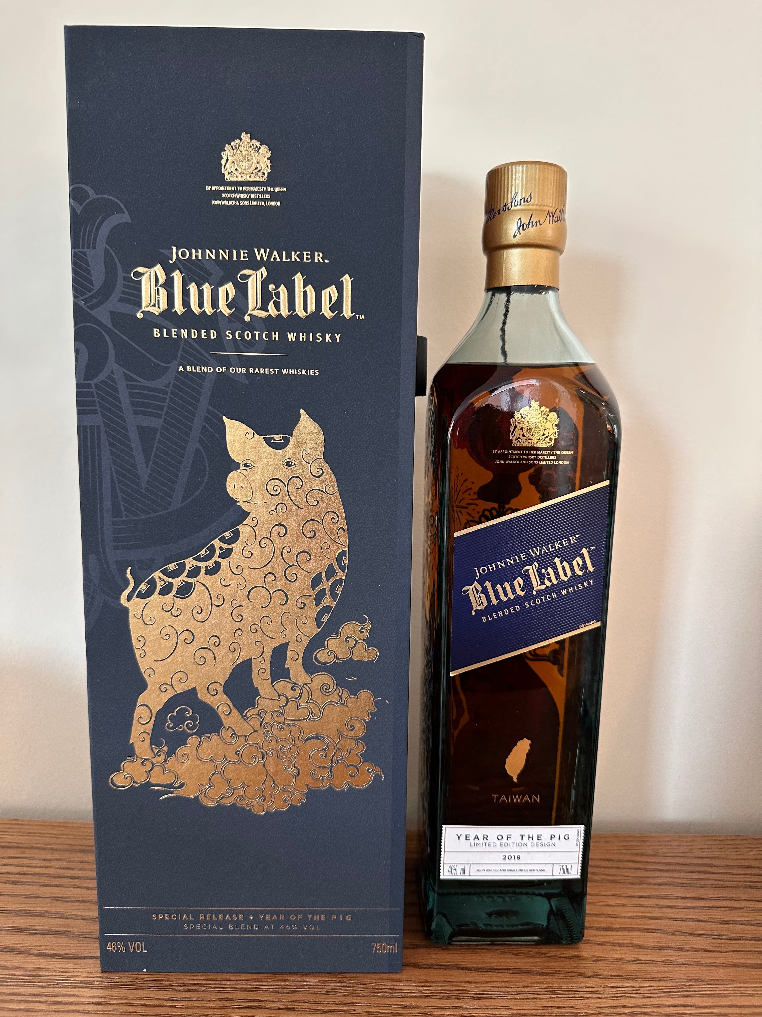 Johnnie Walker Blue Label Limited Edition Year of the Pig Blended Scotch Whisky 750ml