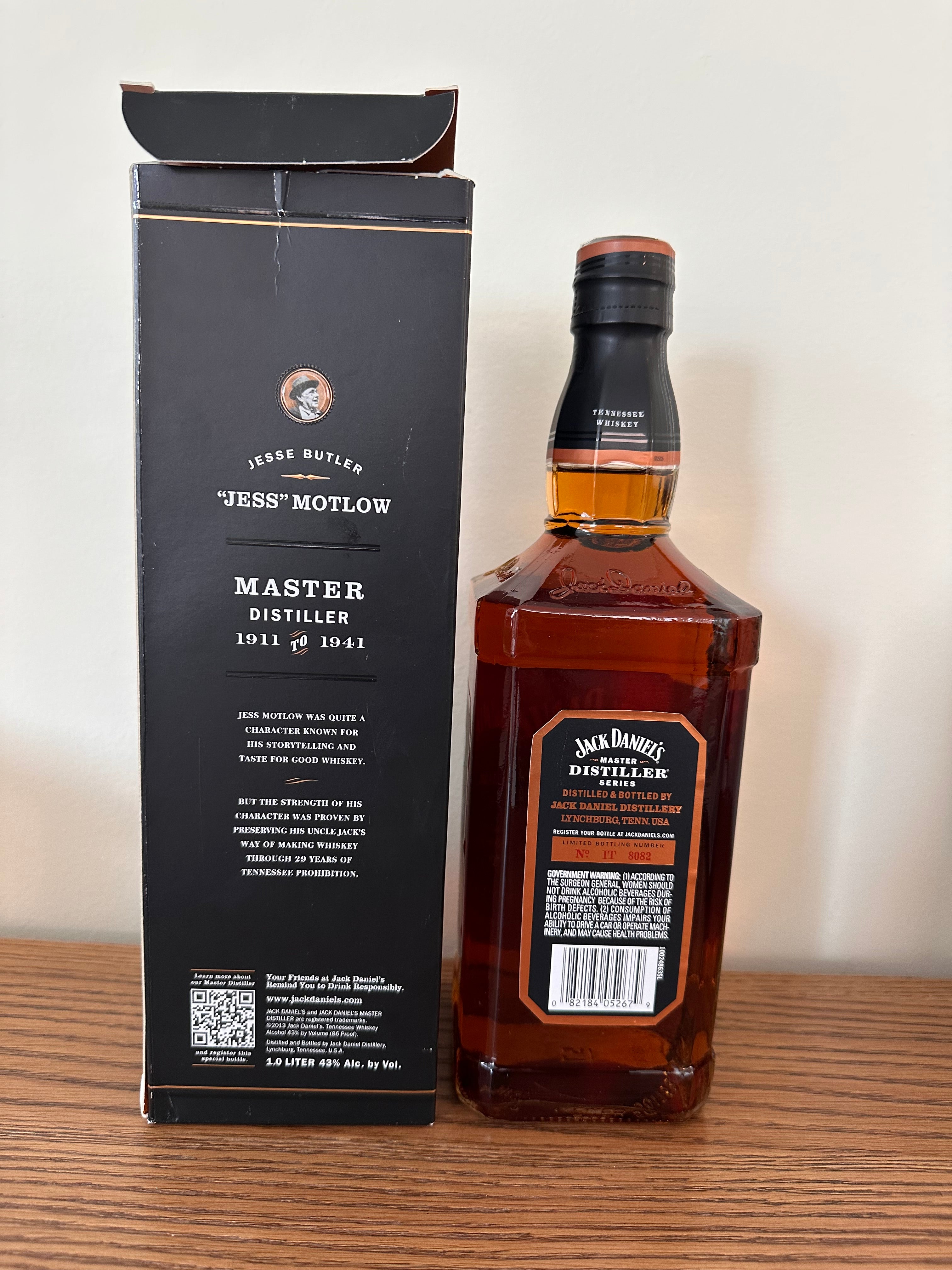Jack Daniel's Master Distiller Series Limited Edition No. 2 Tennessee Whiskey 1.0 Liter