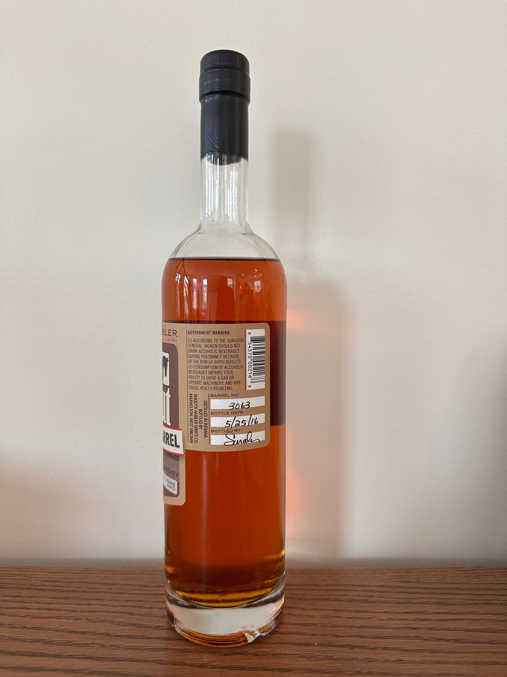 2016 Smooth Ambler - 11 year Old Scout Single Barrel Bourbon Whiskey 750ml 48.2% ABV