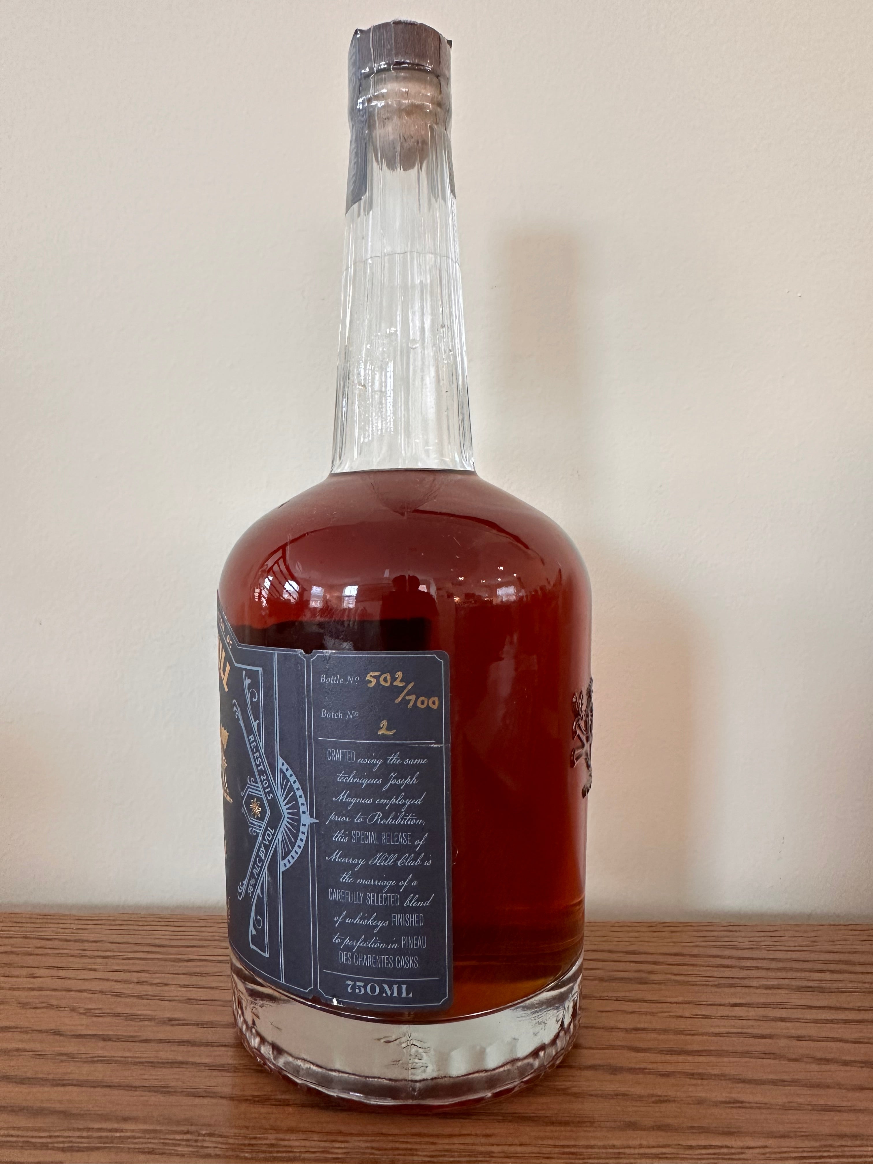 Joseph Magnus Murray Hill Club Special Release Batch #2 Pineau Des Charentes