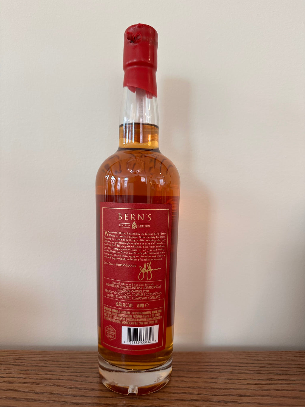 Compass Box Bern's 41 Year Old 750ml