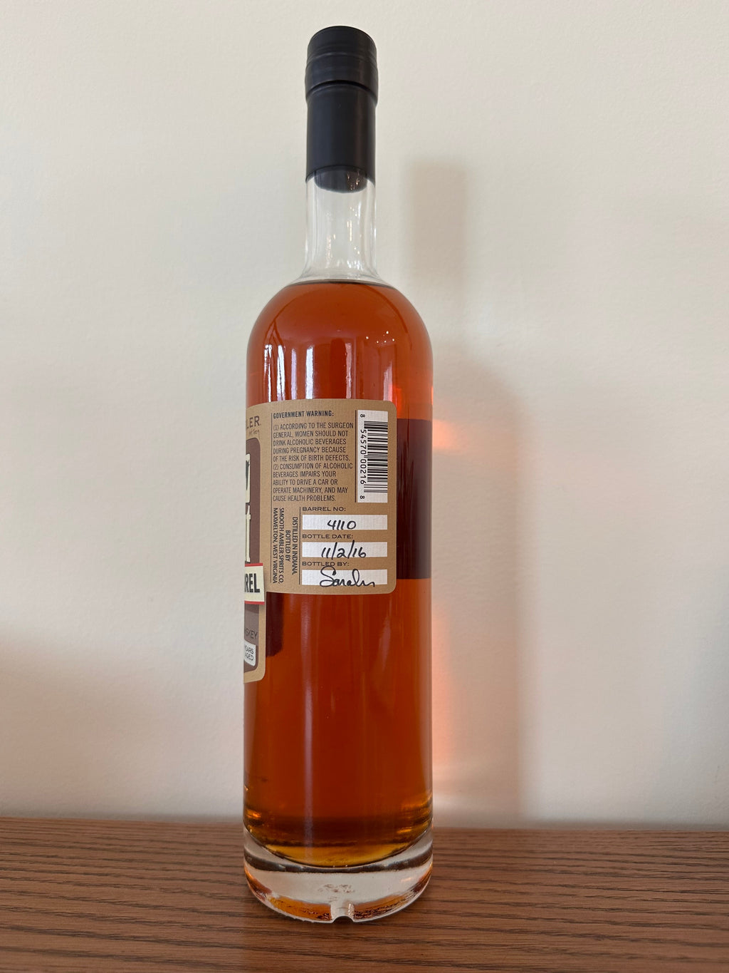 2016 Smooth Ambler - 10 year Old Scout Single Barrel Bourbon Whiskey 750ml 51.7% ABV