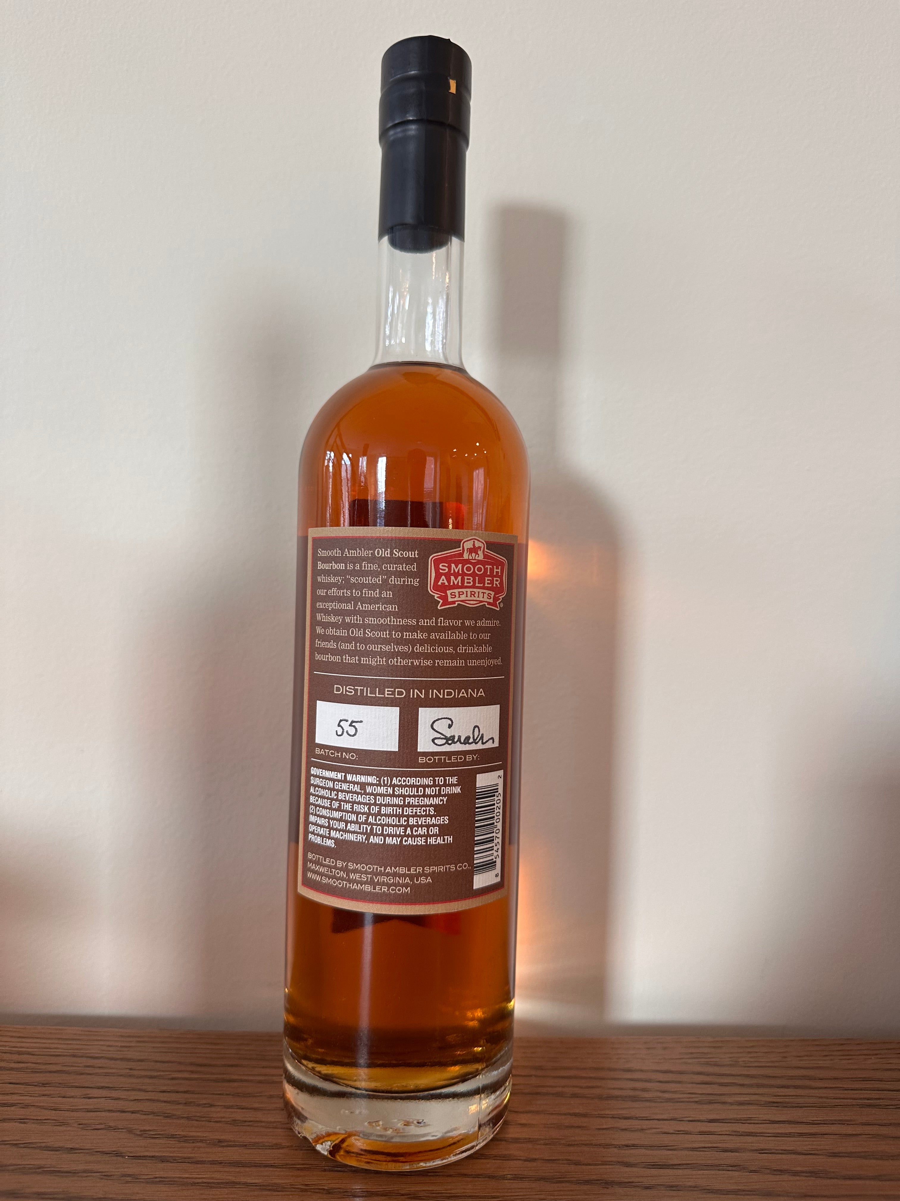 Smooth Ambler Old Scout Straight Bourbon 99 Proof 750ml
