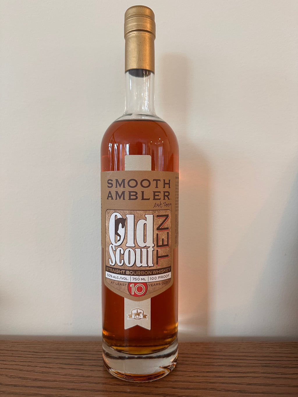 Smooth Ambler Old Scout Ten 10 Year Old Straight Bourbon Whiskey